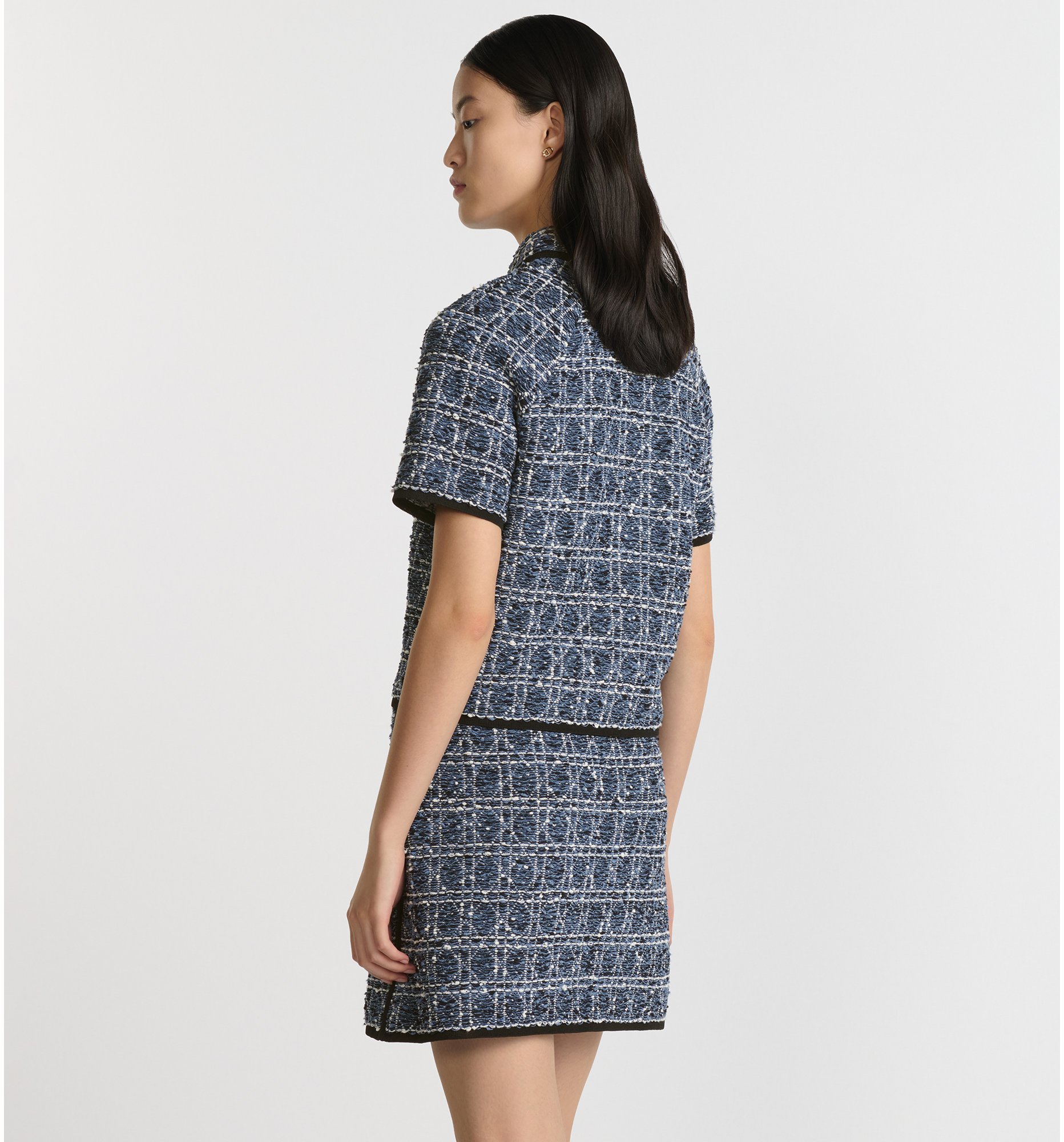 aria_look Short-Sleeved Cannage Jacket Top shot view