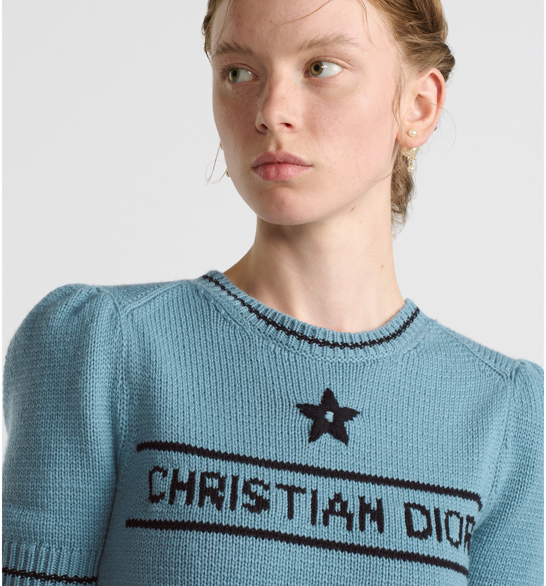 aria_look Short-Sleeved Sweater Worn view cropped