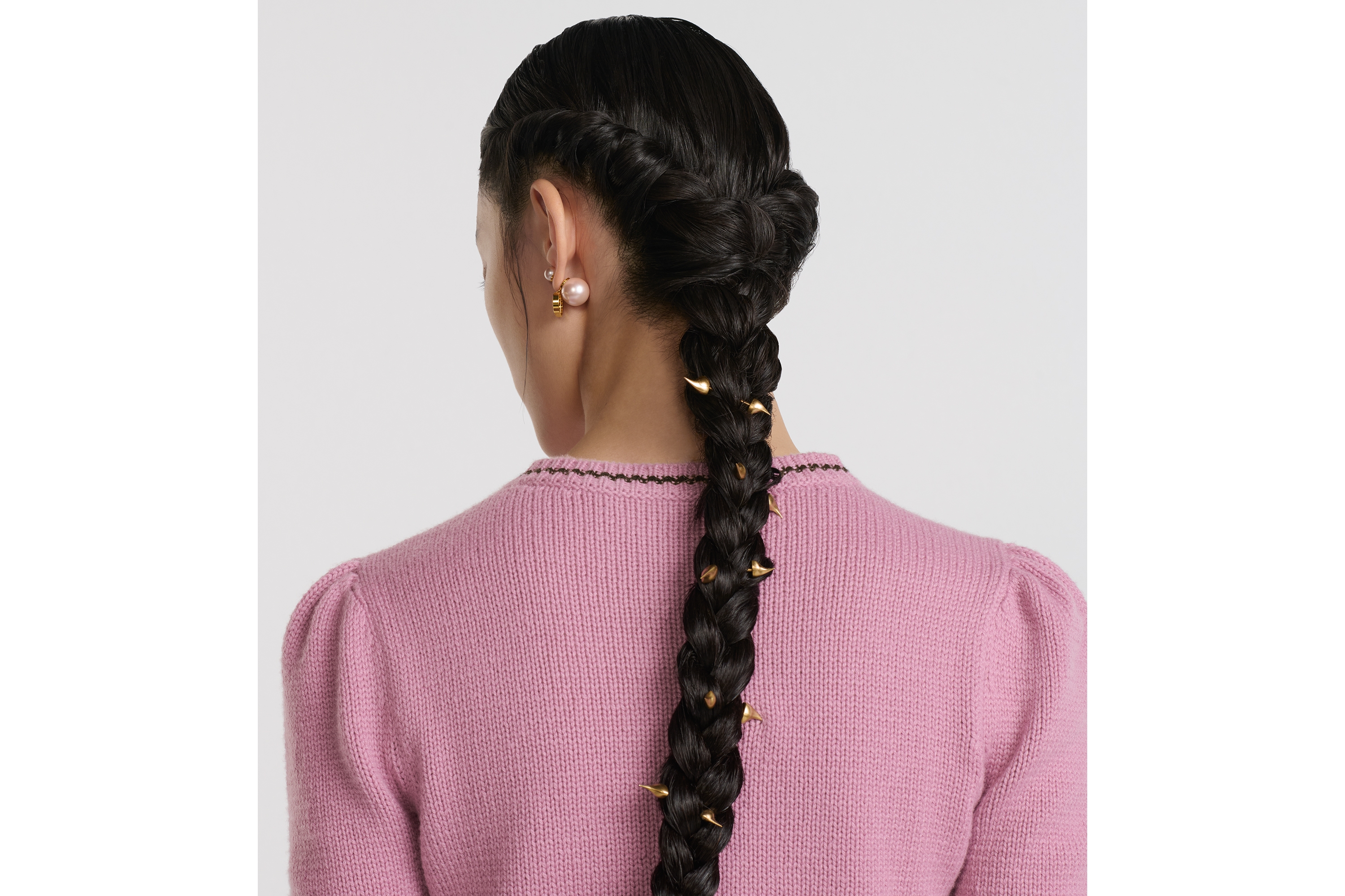 ショートスリーブ セーター ウール & カシミヤ ニット E06