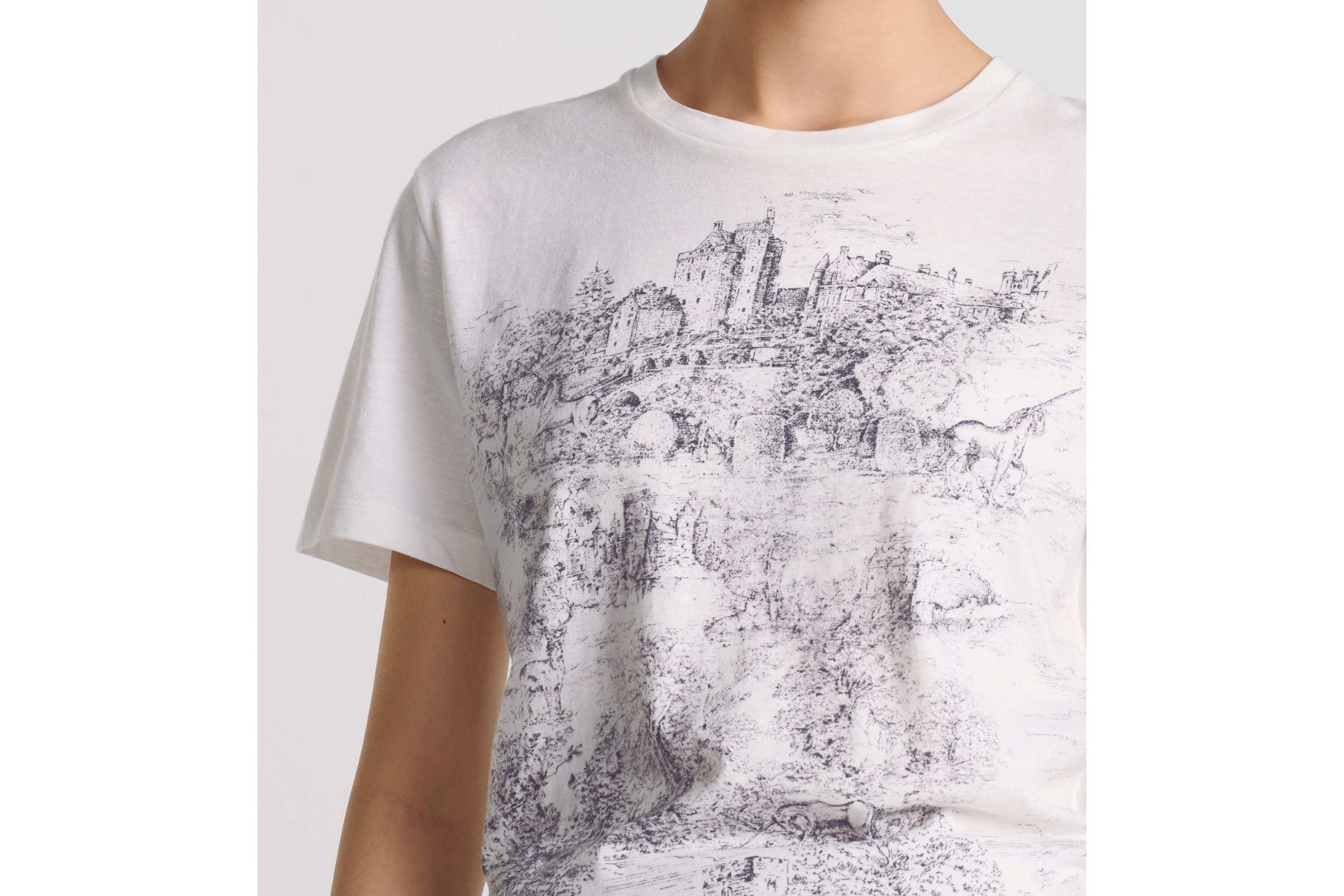 Dior 25C Short Toile de Jouy Scotland Pattern 228386