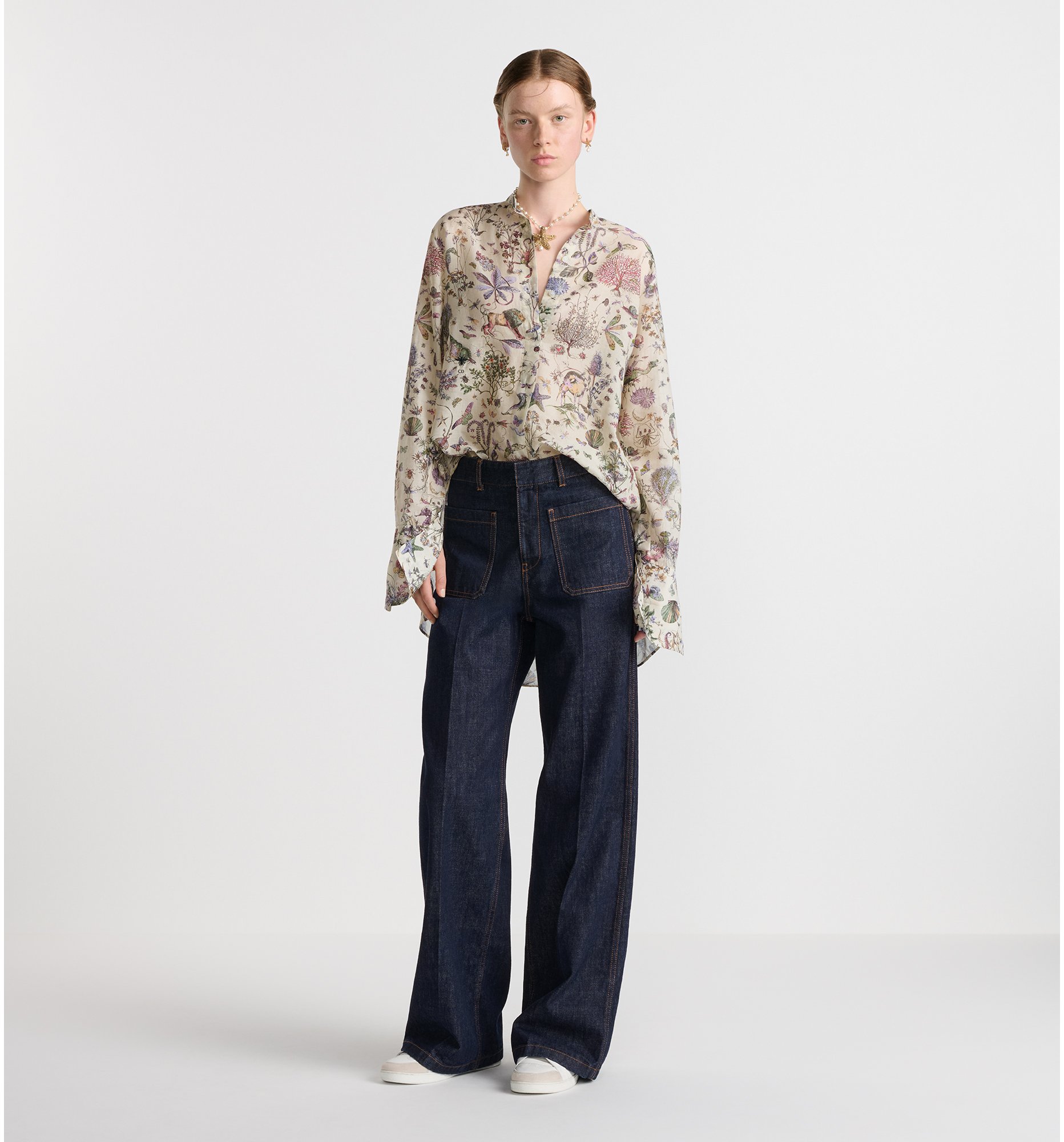 aria_look Long Blouse Front view