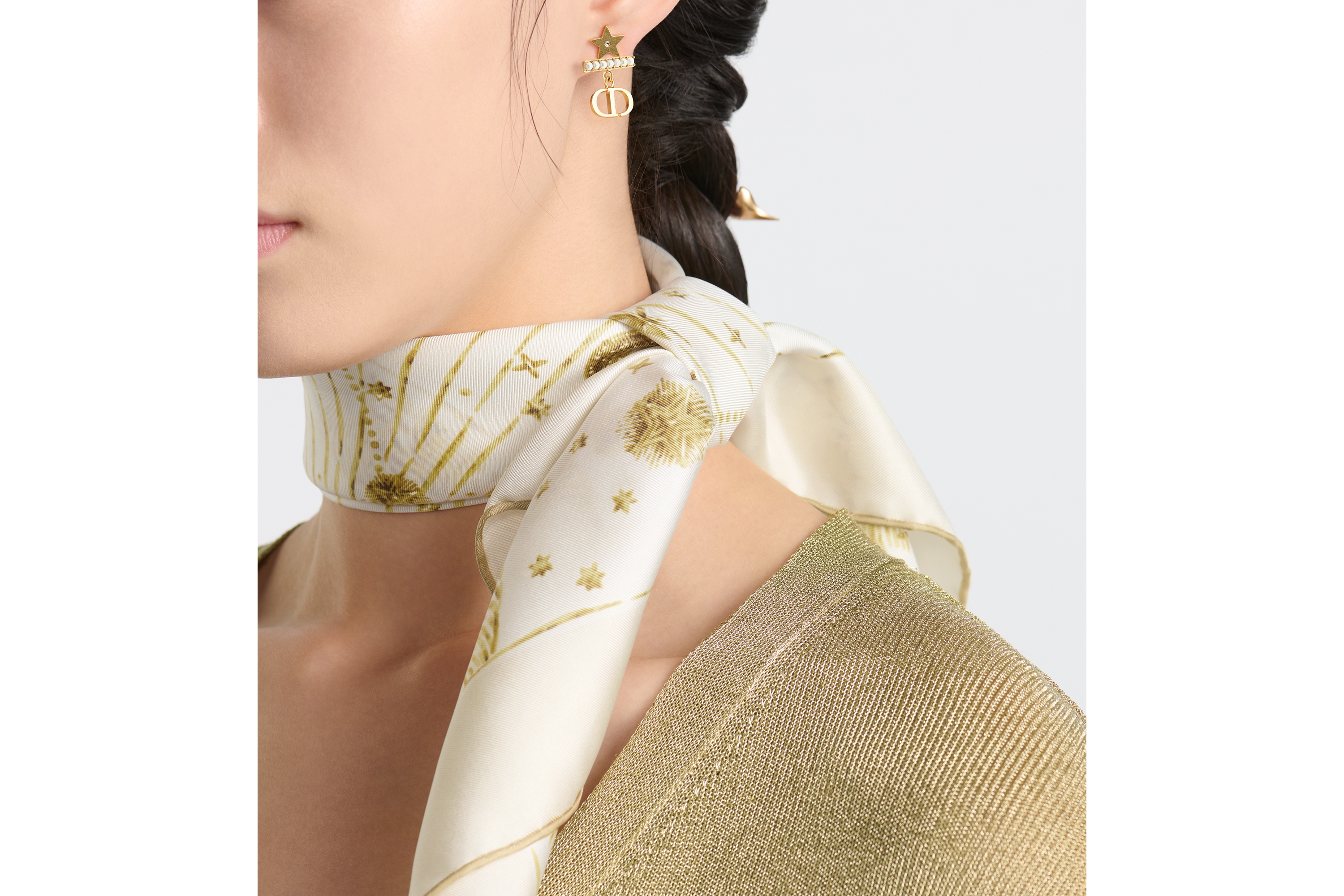 DIOR SCARF 110 CM IN SILK 730652