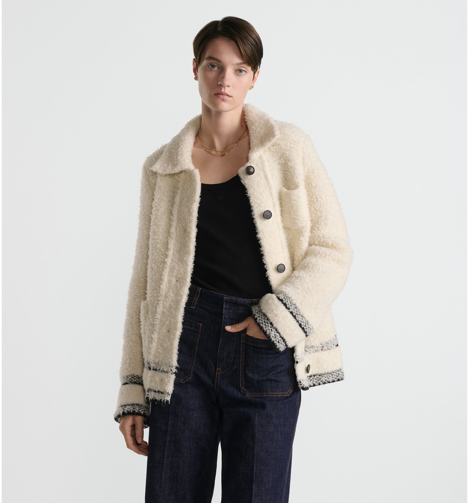 aria_look Caro Jacket Three quarter opened view