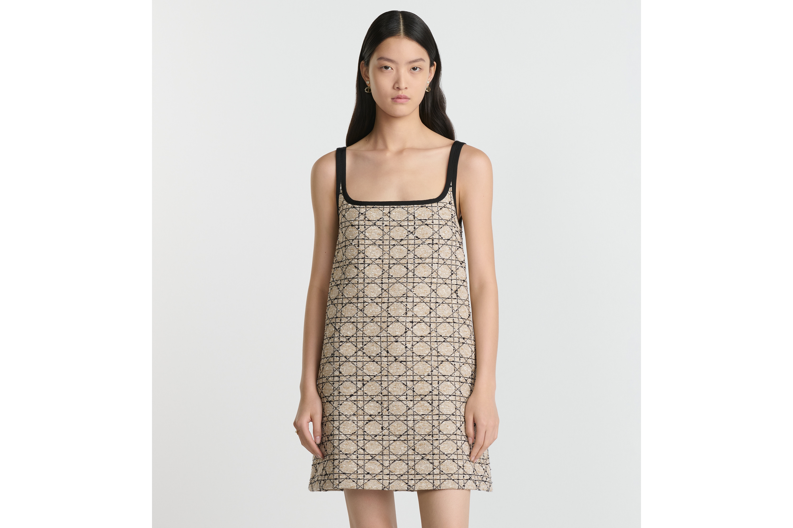 Short Flared Cannage Dress
