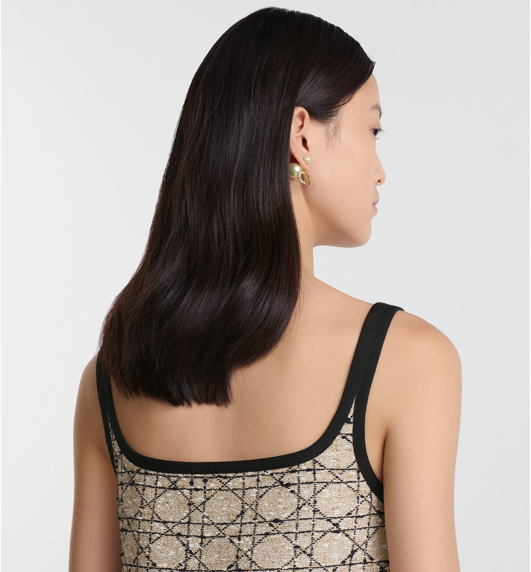 aria_look Short Flared Cannage Dress Top shot view
