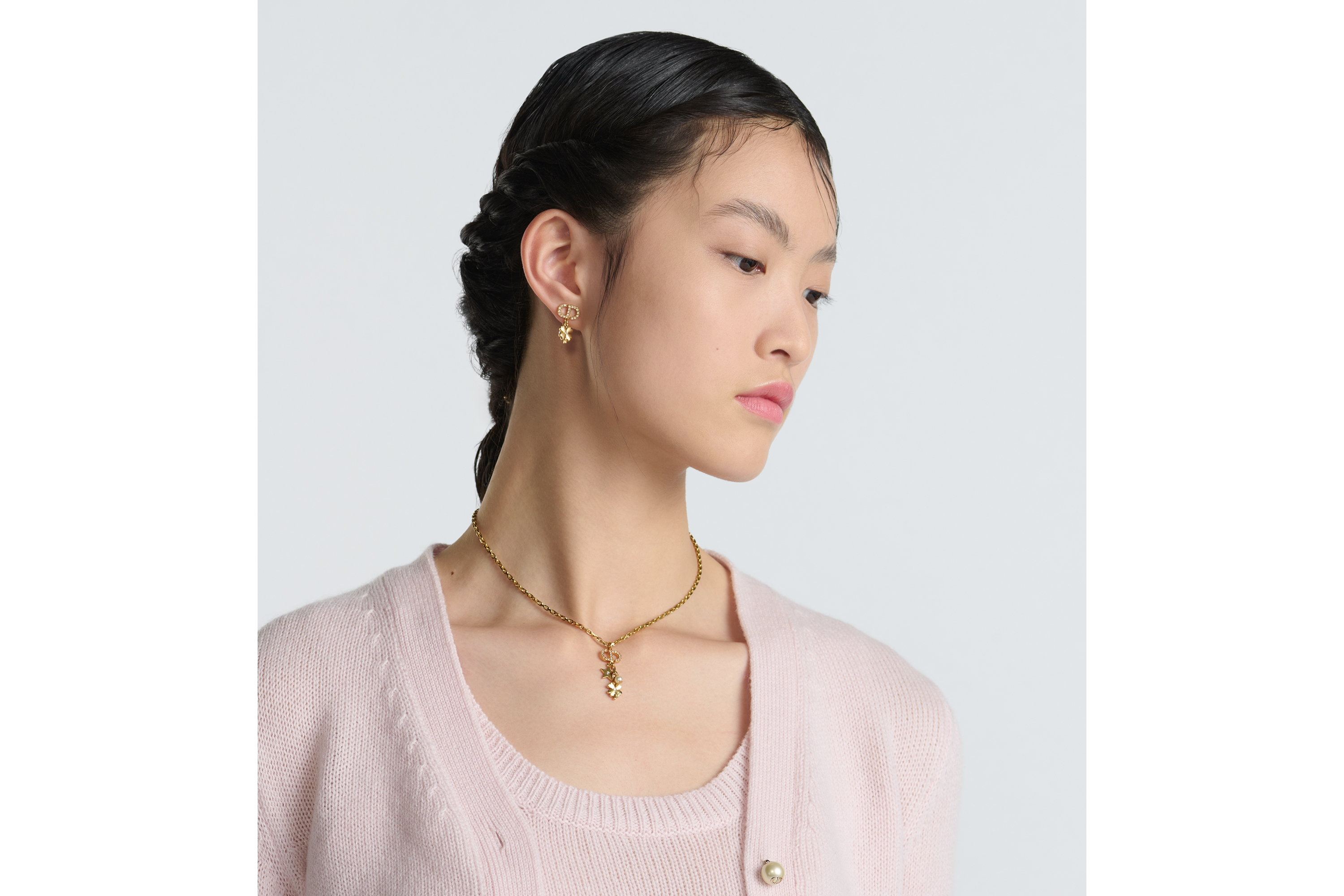 Dior Petit CD Lucky Charms ネックレス Christian Dior ディオール ネックレス Petit CD Lucky Charms