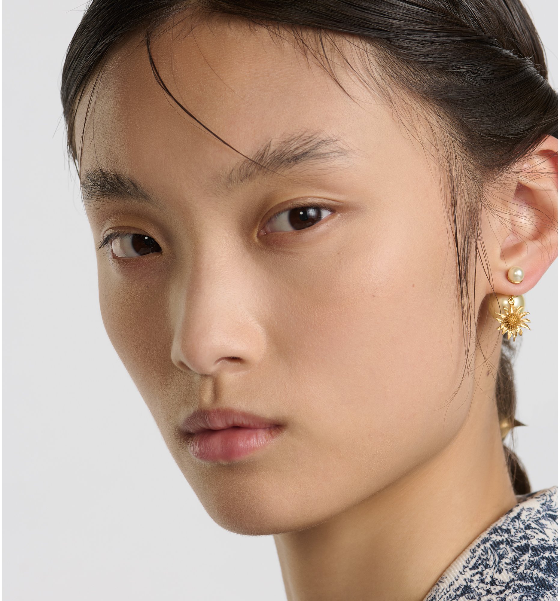 DIOR | Dior Tribales ピアス メタル & レジンパール