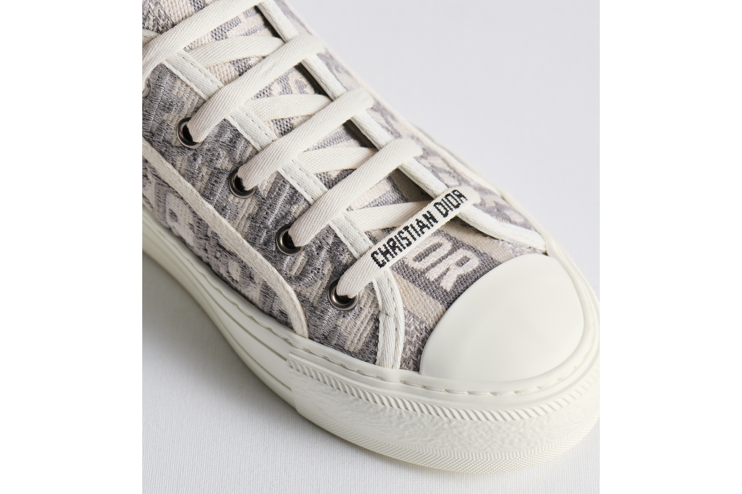 look_image_alt_prefix Walk'n'Dior-sneaker Katoen met steengrijs Dior Oblique-borduursel E17