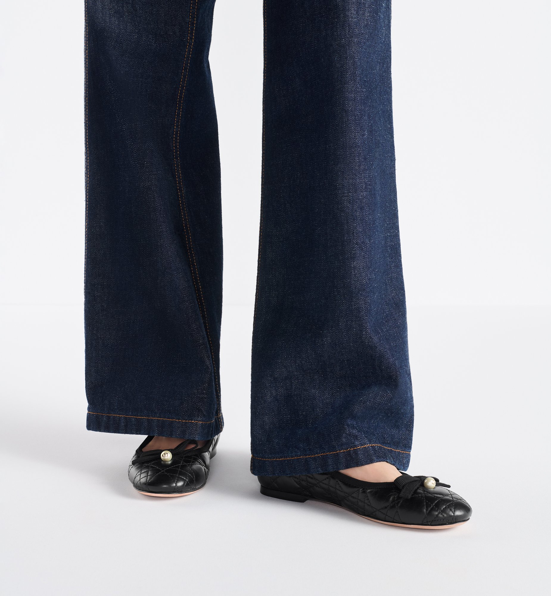 Dior Ballet Flat Black Quilted Cannage Calfskin | DIOR Dior Ballet Flat Black Quilted Cannage Calfskin | DIOR