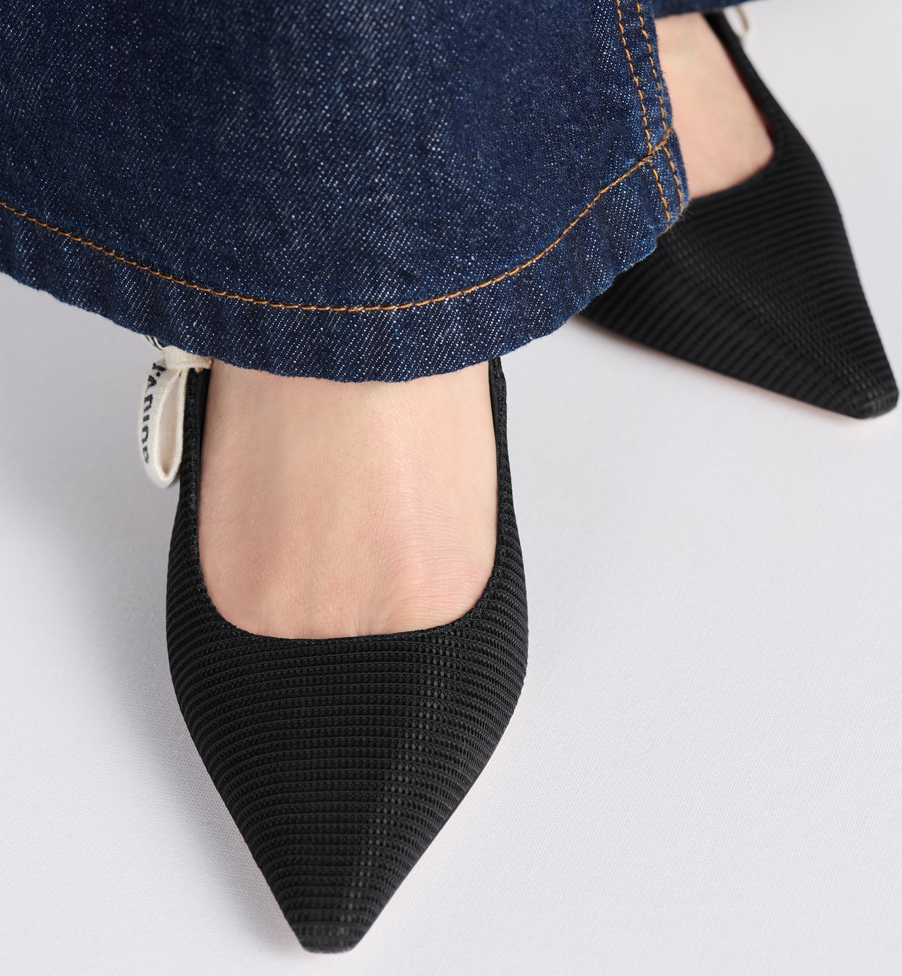 J'Adior Slingback Pump Black Technical Fabric | DIOR J'Adior Slingback Pump Black Technical Fabric | DIOR