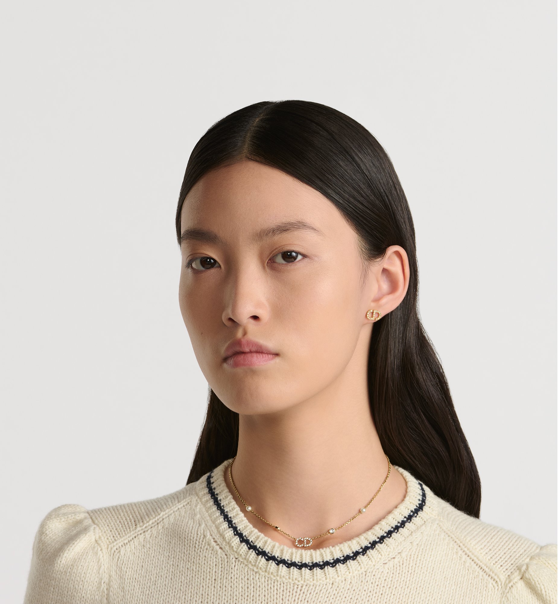 Clair D Lune Necklace Gold-Finish Metal, White Resin Pearls Clair D Lune Necklace Gold-Finish Metal, White Resin Pearls