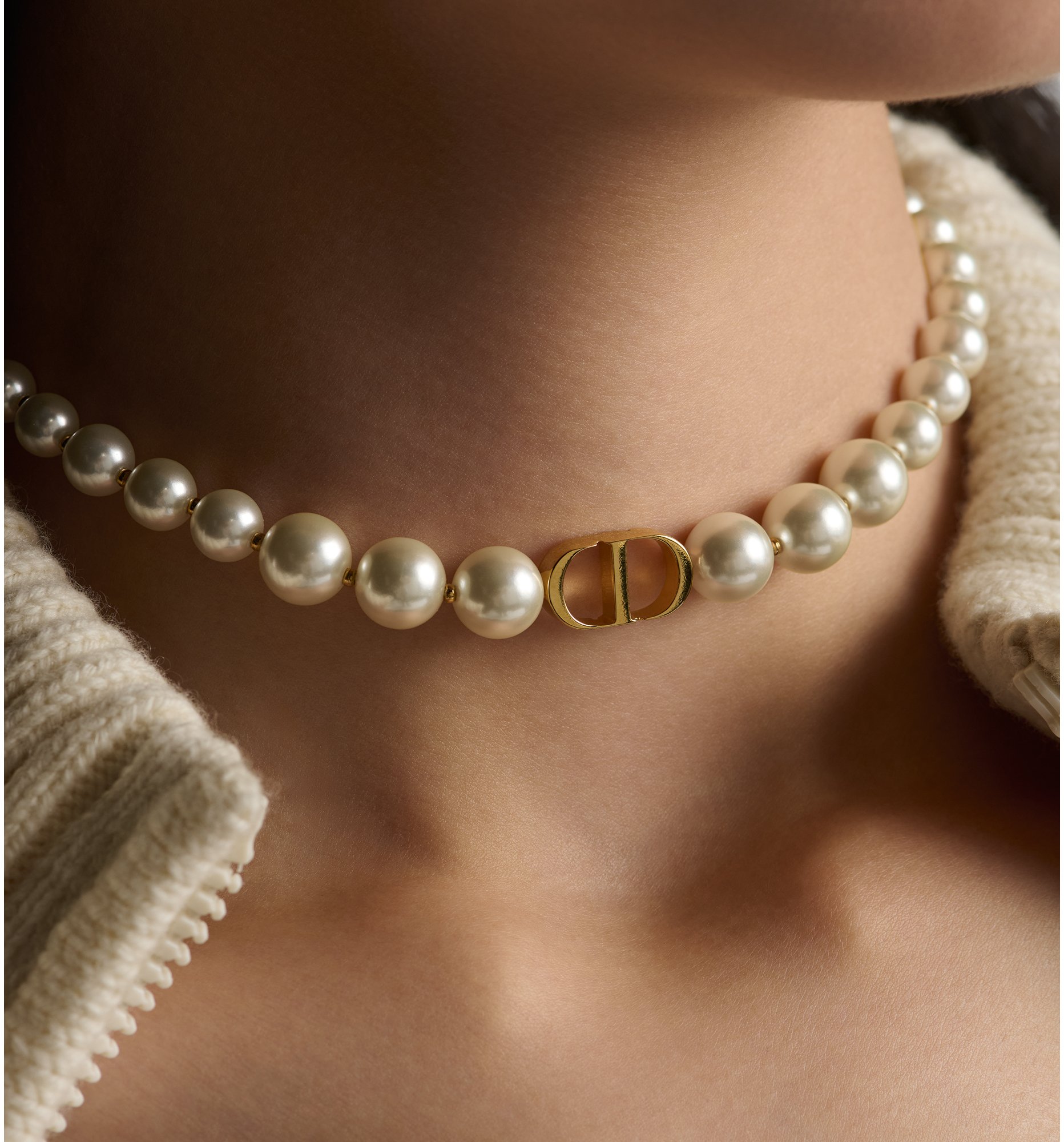 Dior pearl choker new arrivals