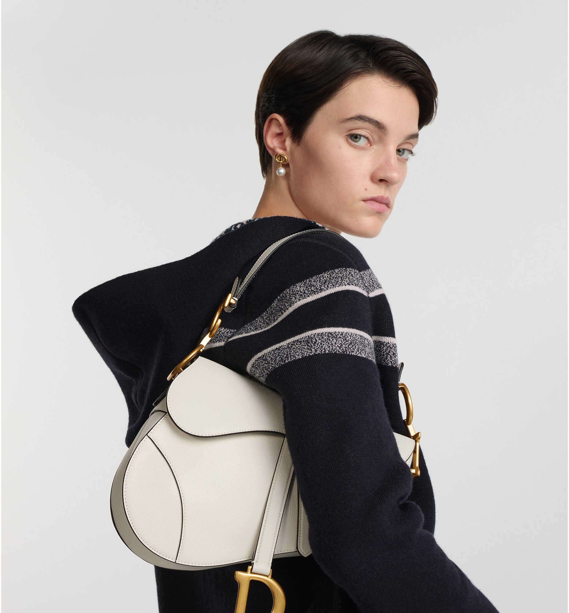 Dior strap saddle bag sale