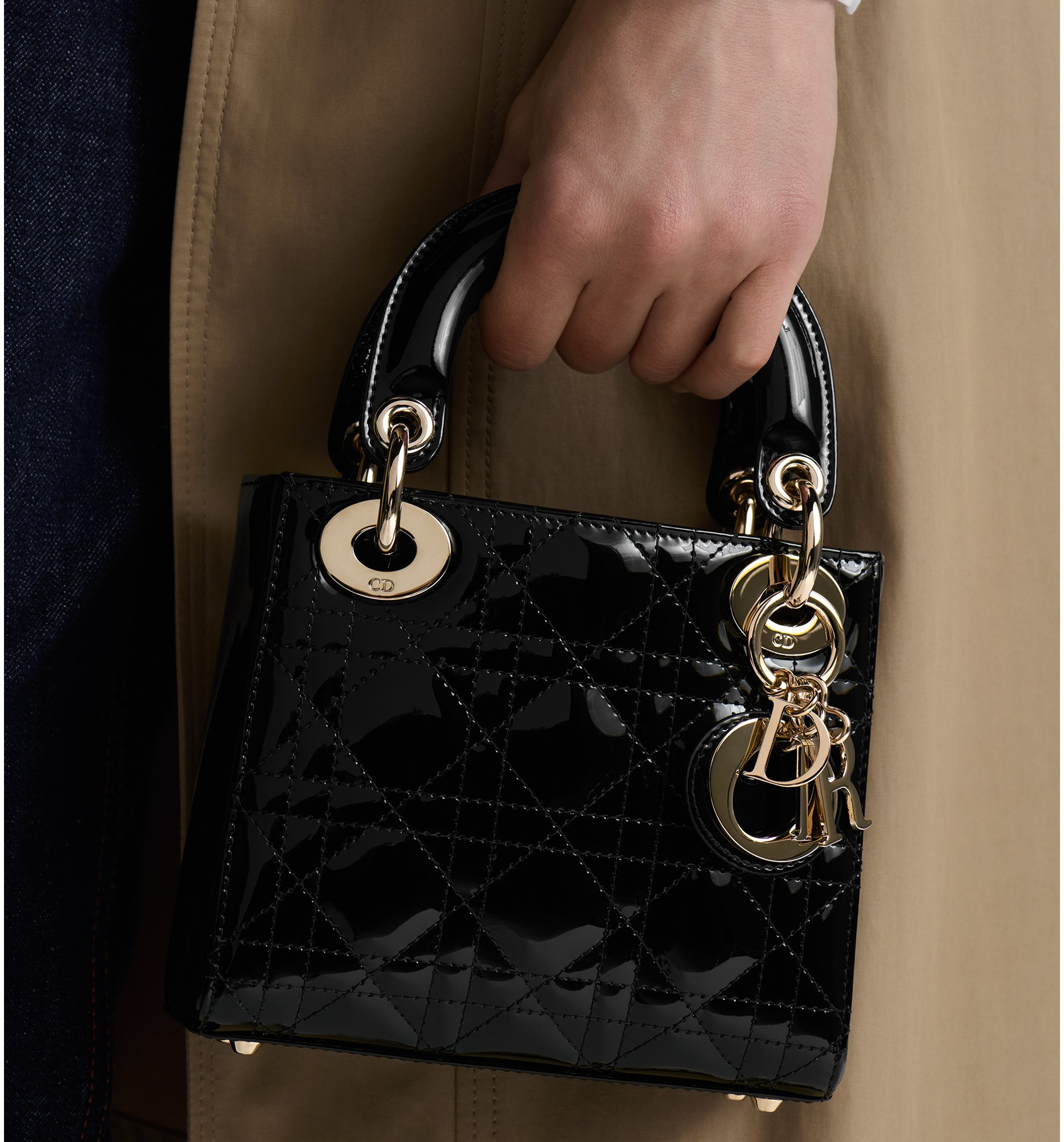Mini lady dior calfskin shop