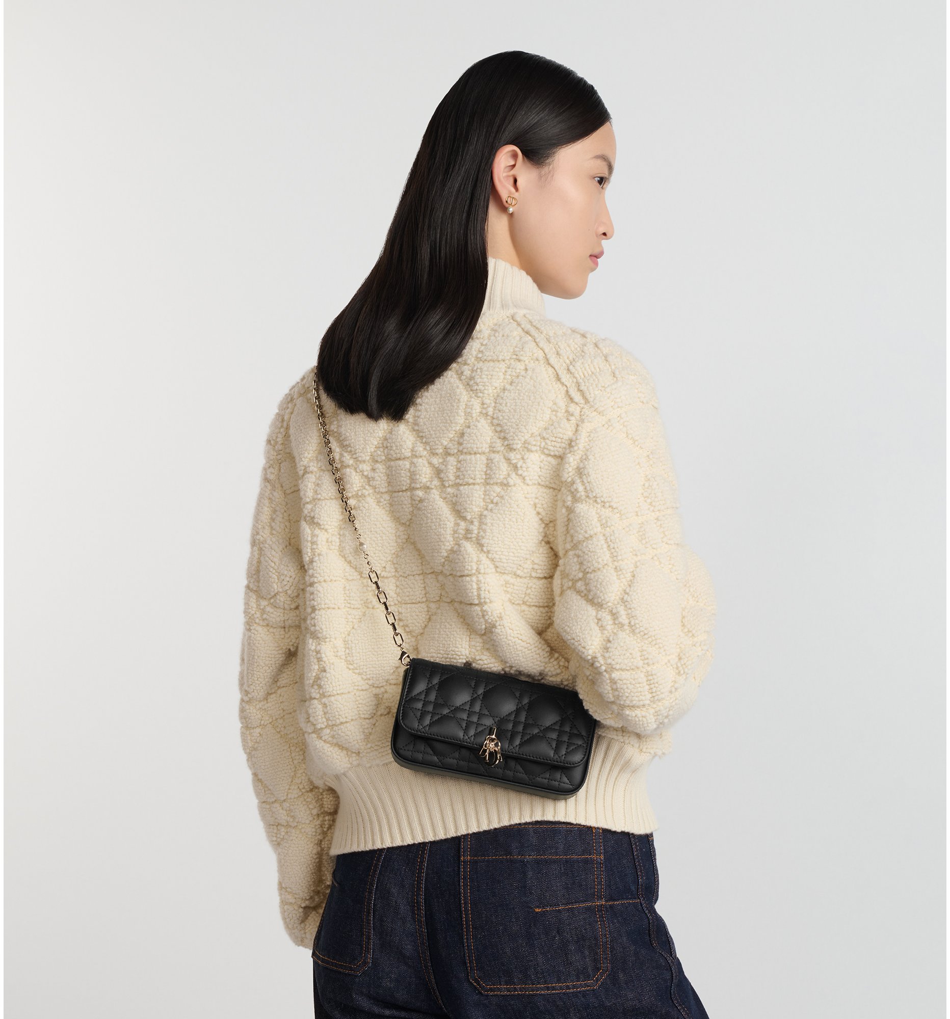 半額満載！スーパーSALE グランドセール！ Dior My | DIOR - ラムスキン カナージュ フォンバッグ Talk Dior バッグ