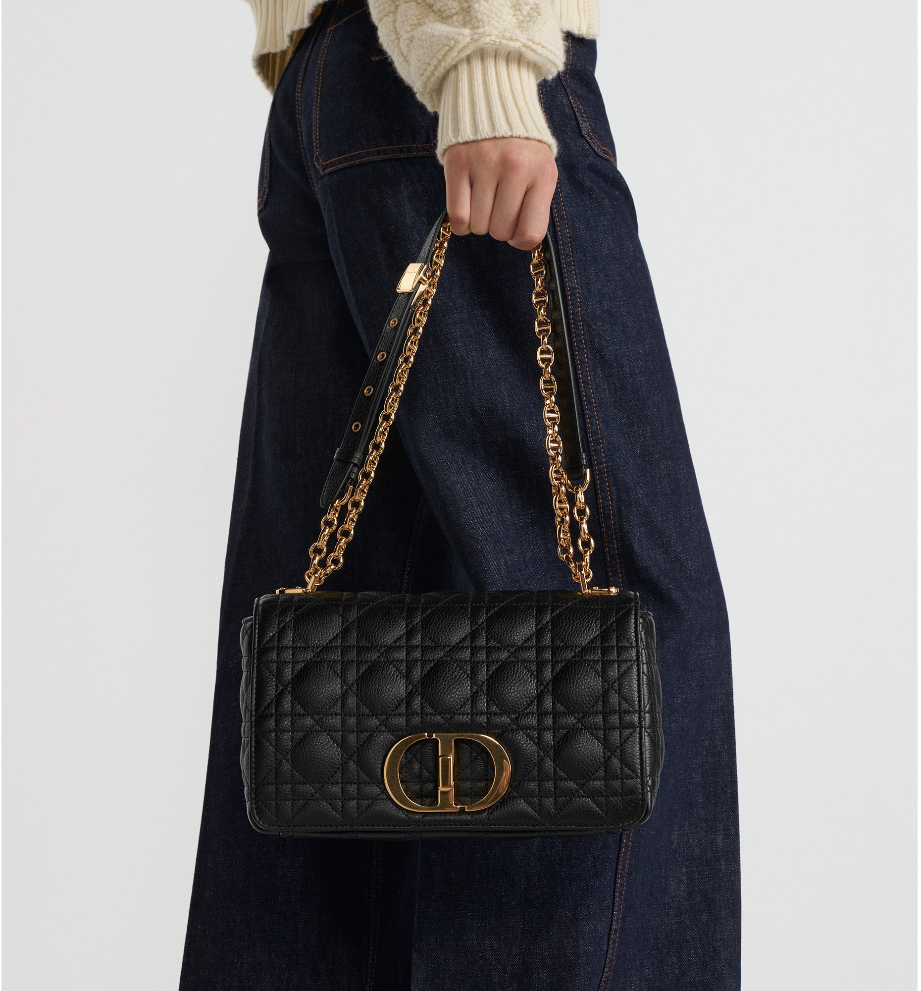 DIOR | Dior Caro バッグ ミディアム カナージュ カーフスキン
