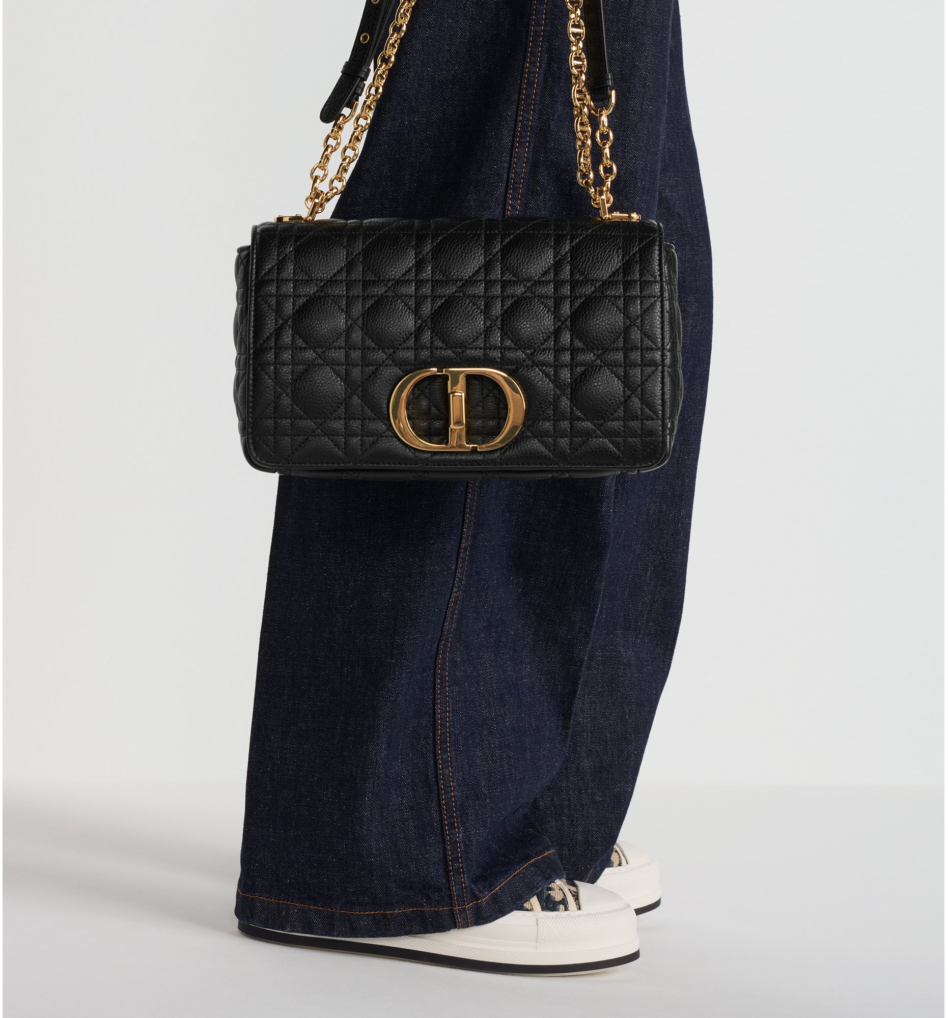 DIOR | Dior Caro バッグ ミディアム カナージュ カーフスキン