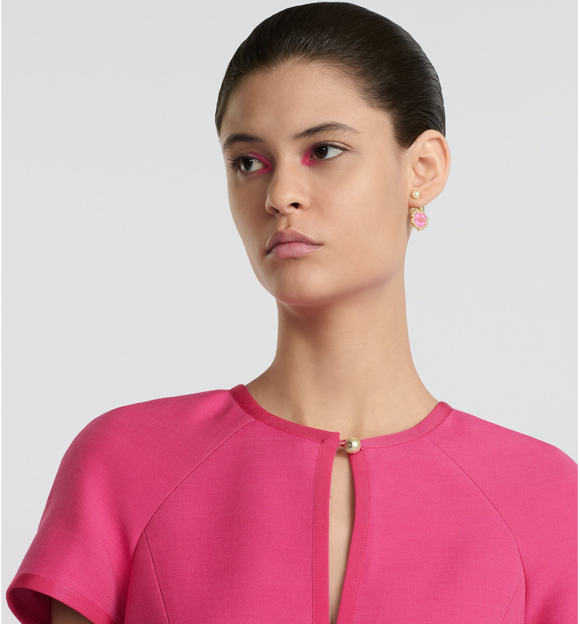 aria_look Miss Dior Short Belted Dress Worn view cropped