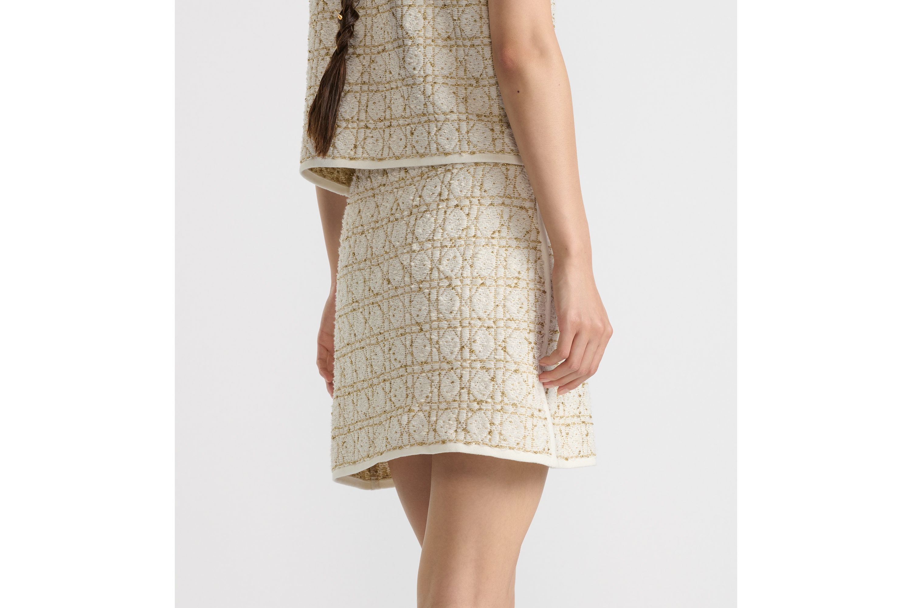 Dior Or Cannage Miniskirt