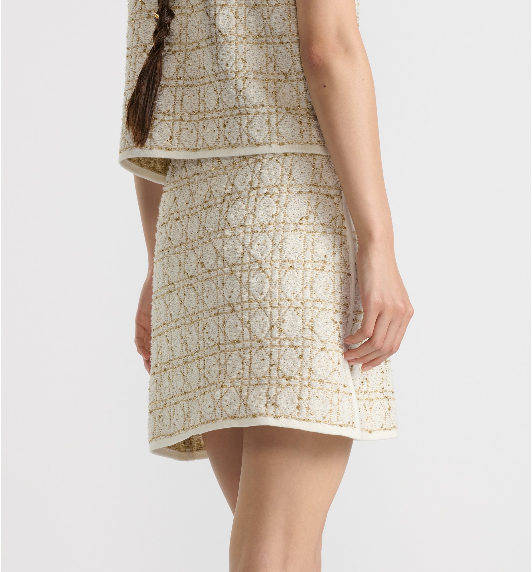 aria_look Dior Or Cannage Miniskirt Worn view