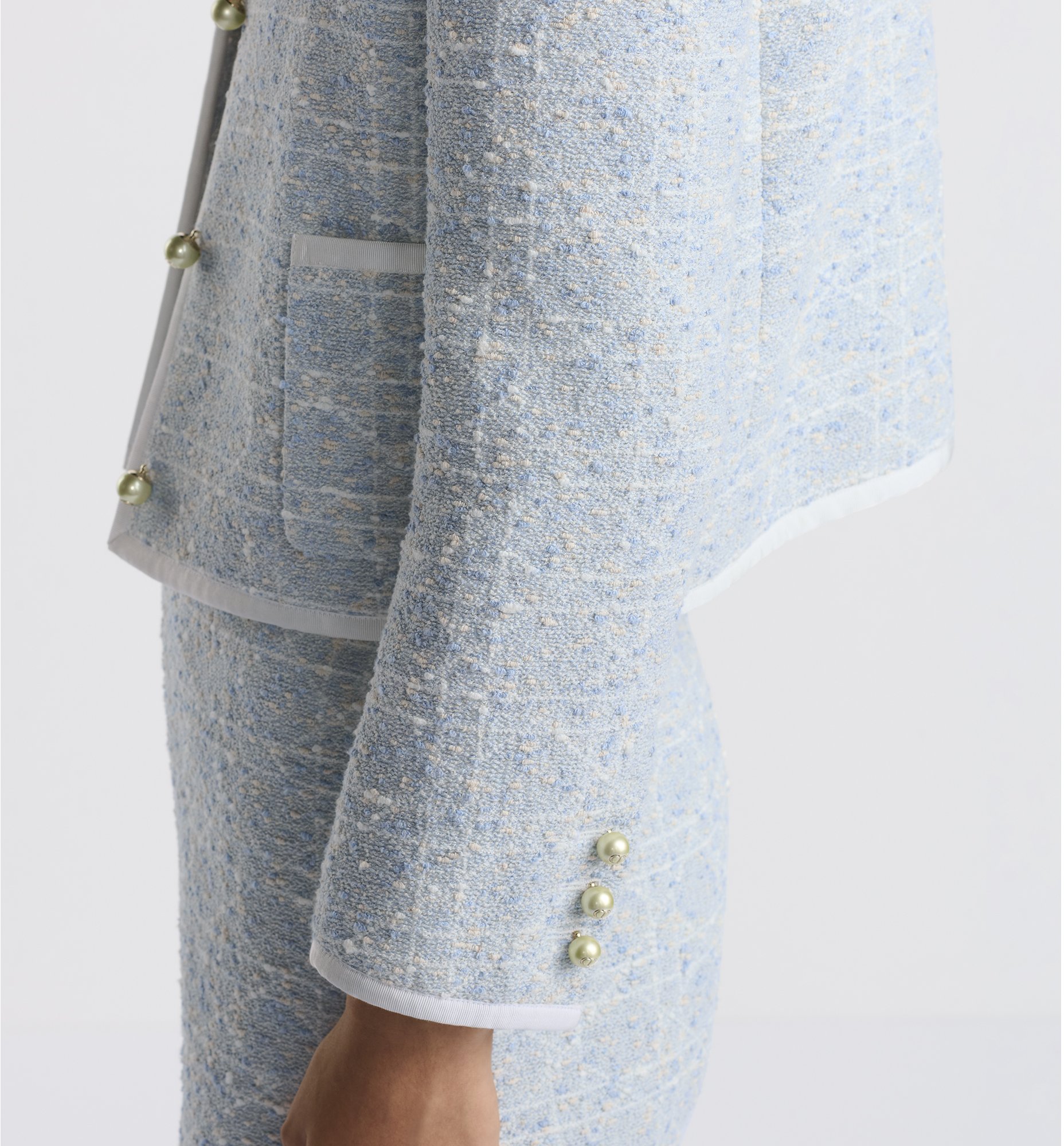 aria_look Macrocannage Cropped Jacket