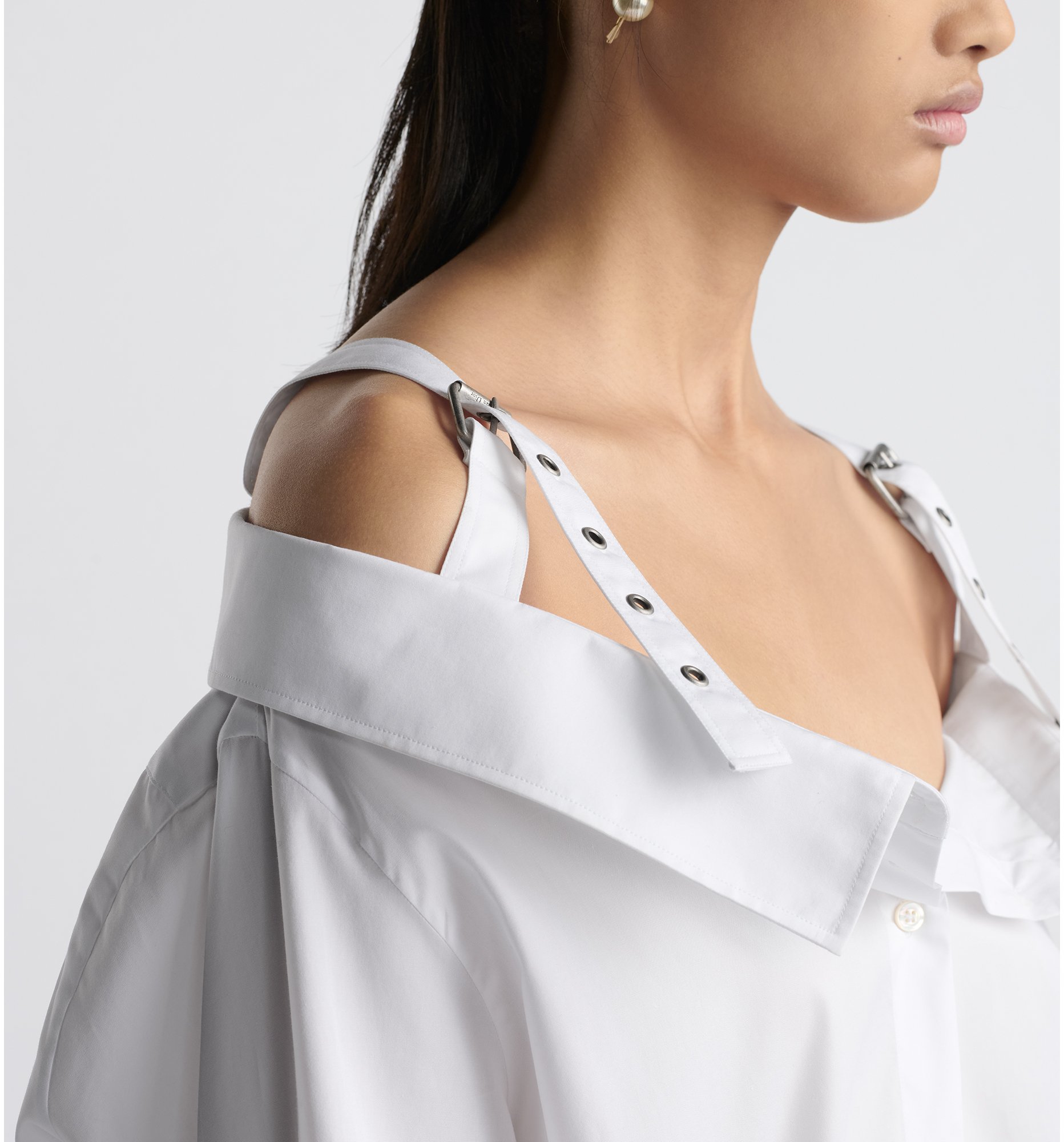 aria_look Blouse Worn view cropped