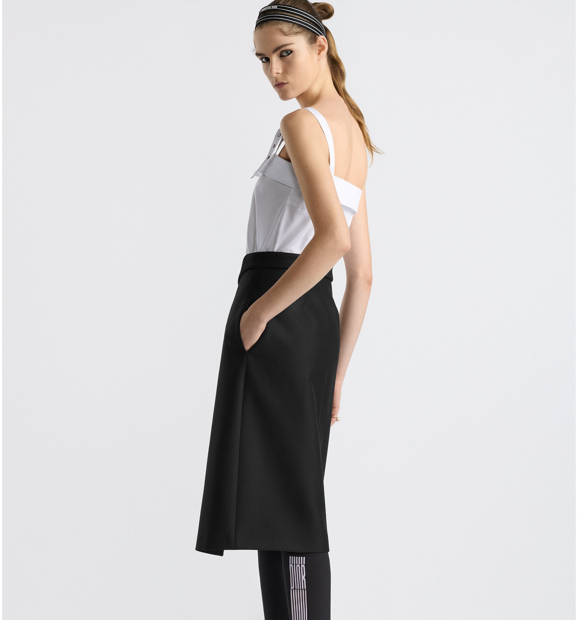 aria_look Wrap Skirt Worn view