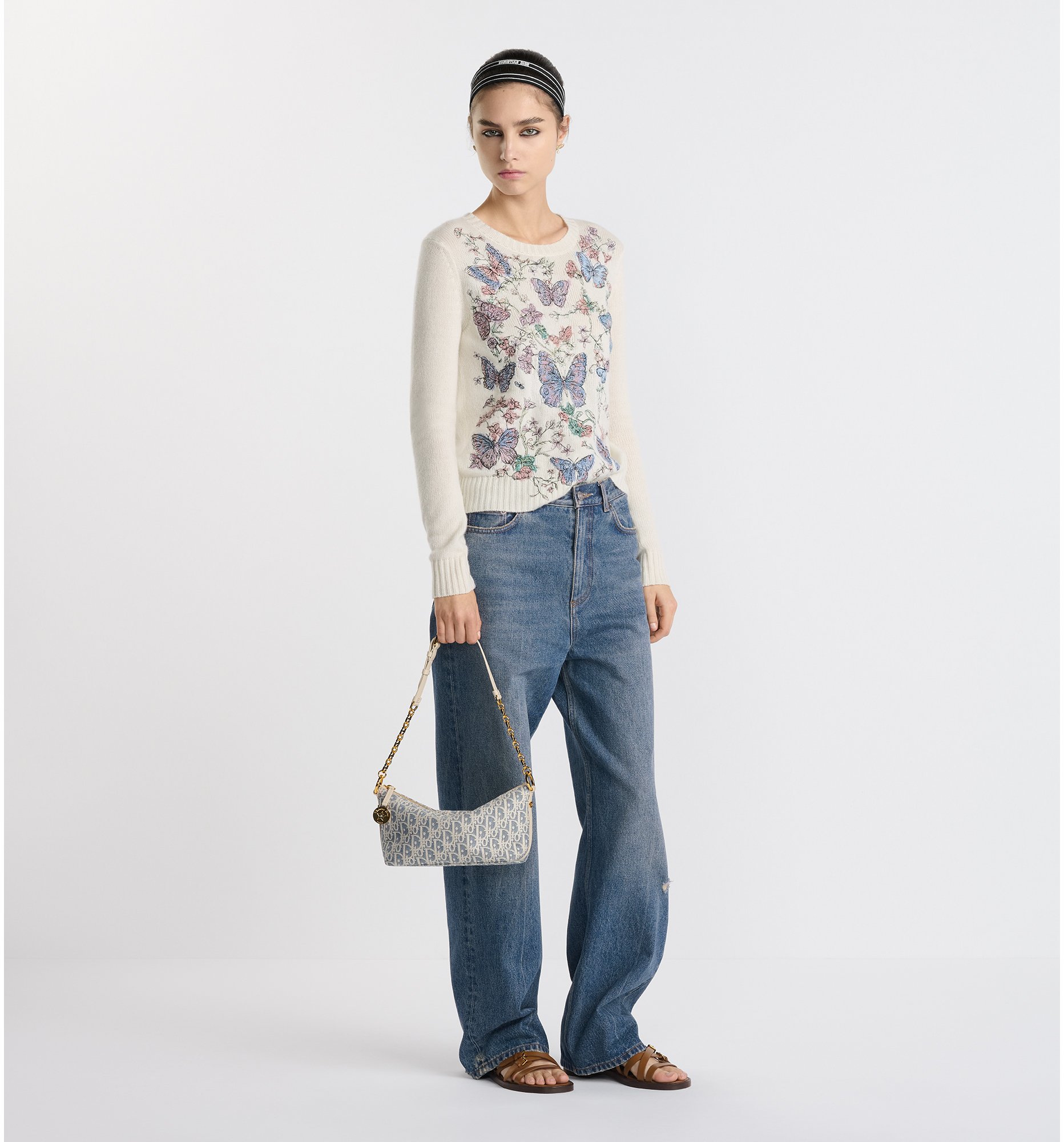 aria_look Diorstar Hobo Bag with Chain