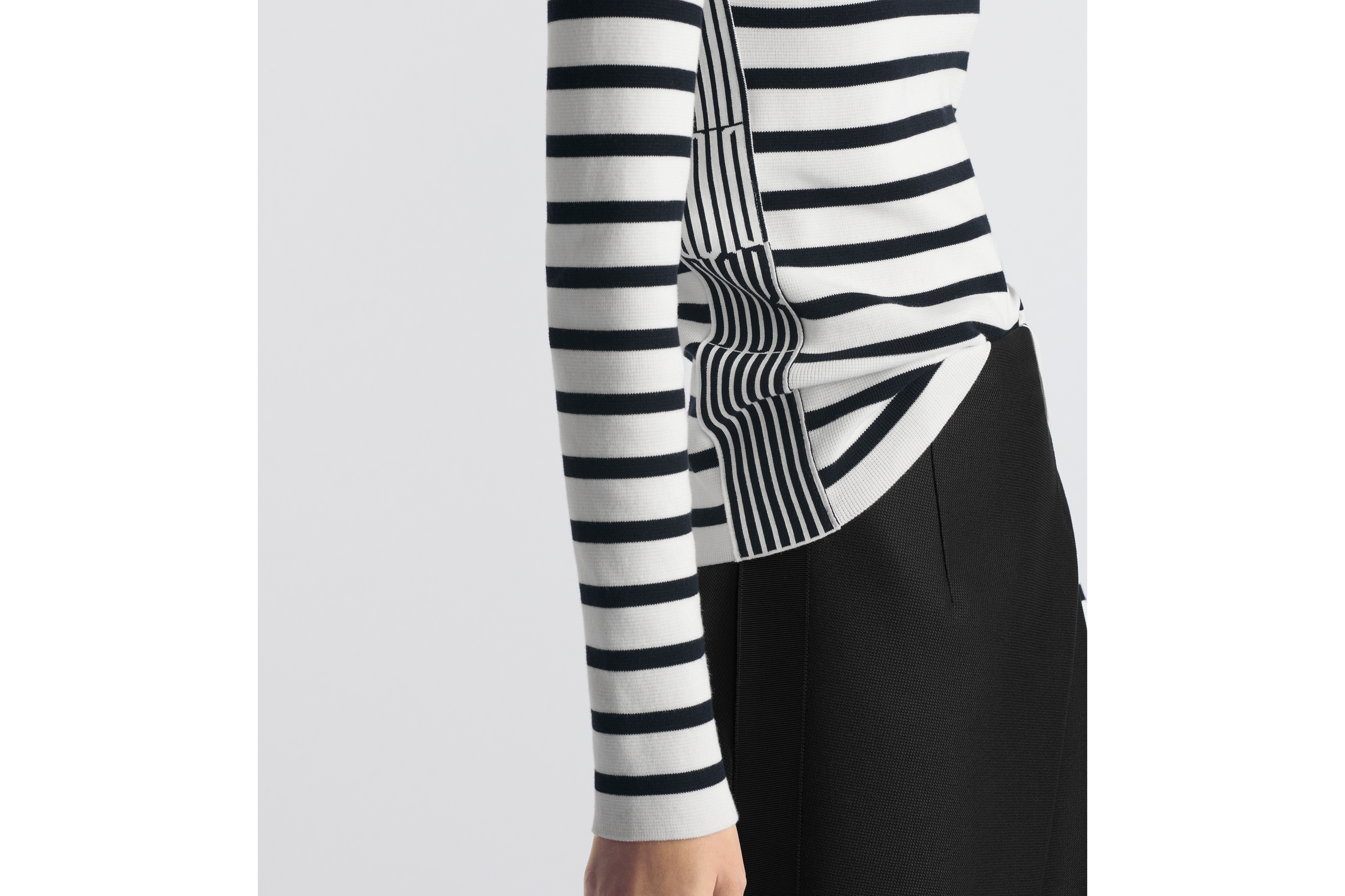 look_image_alt_prefix Dior Marinière セーター Dior Graphique コットンニット E11