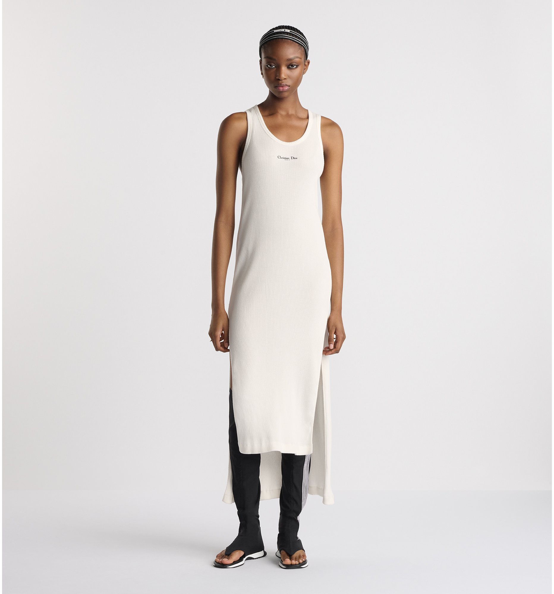 aria_look Mid-Length Straight Dress Front view