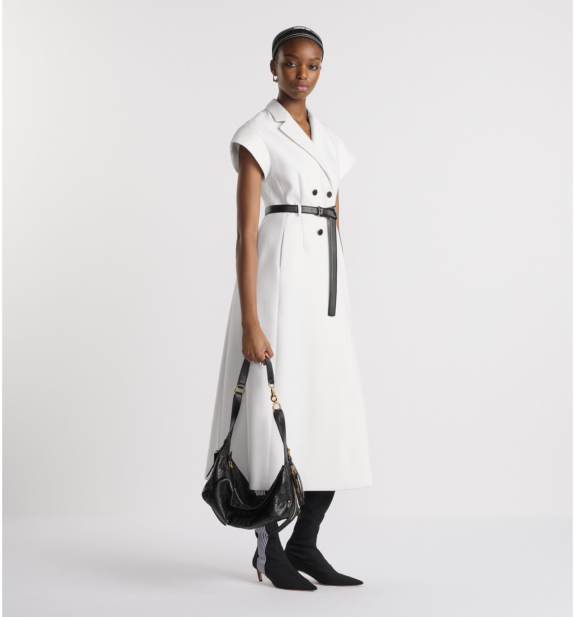 aria_look Vestido de largo medio con cinturón aria_profileView