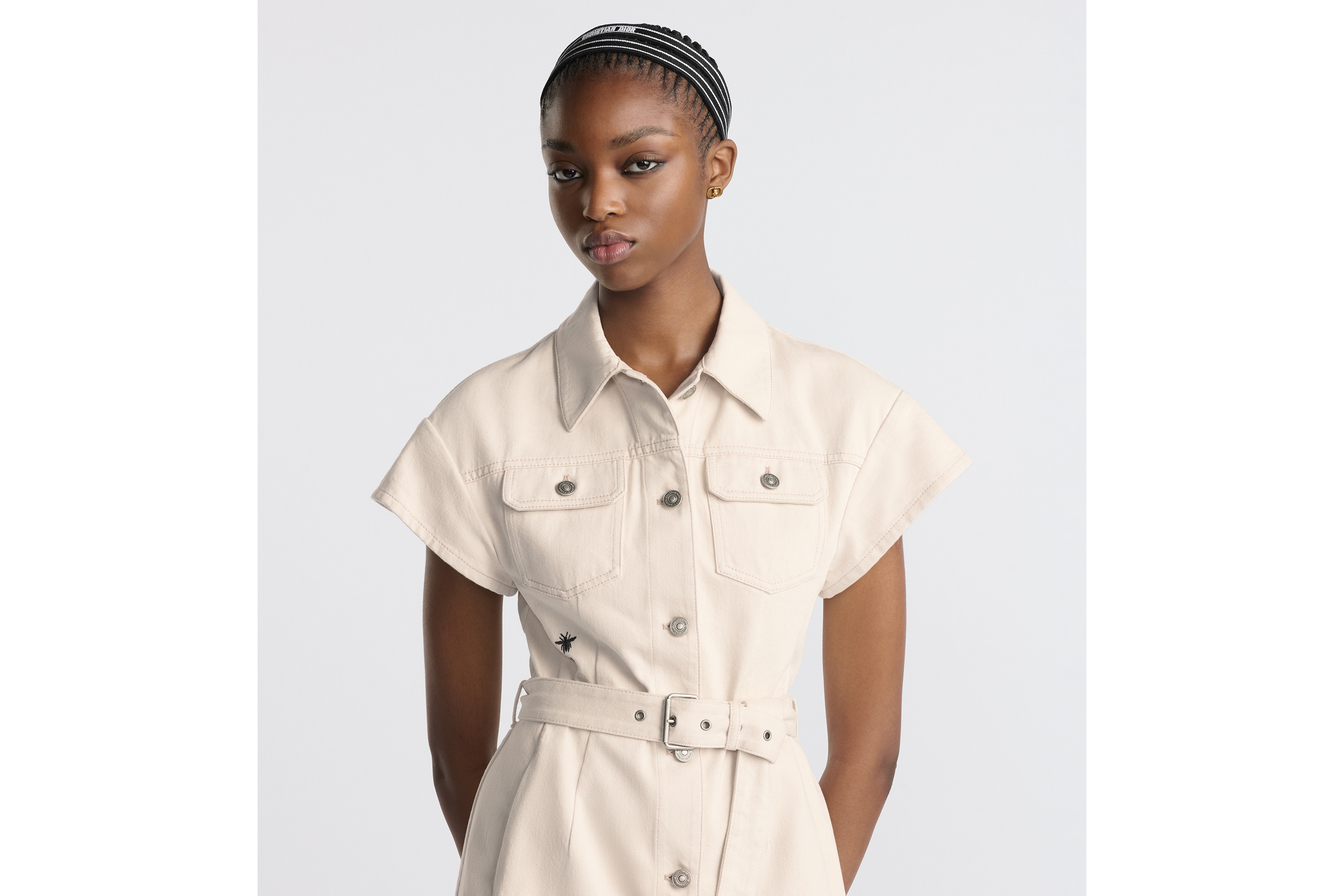 Short Belted Shirtdress