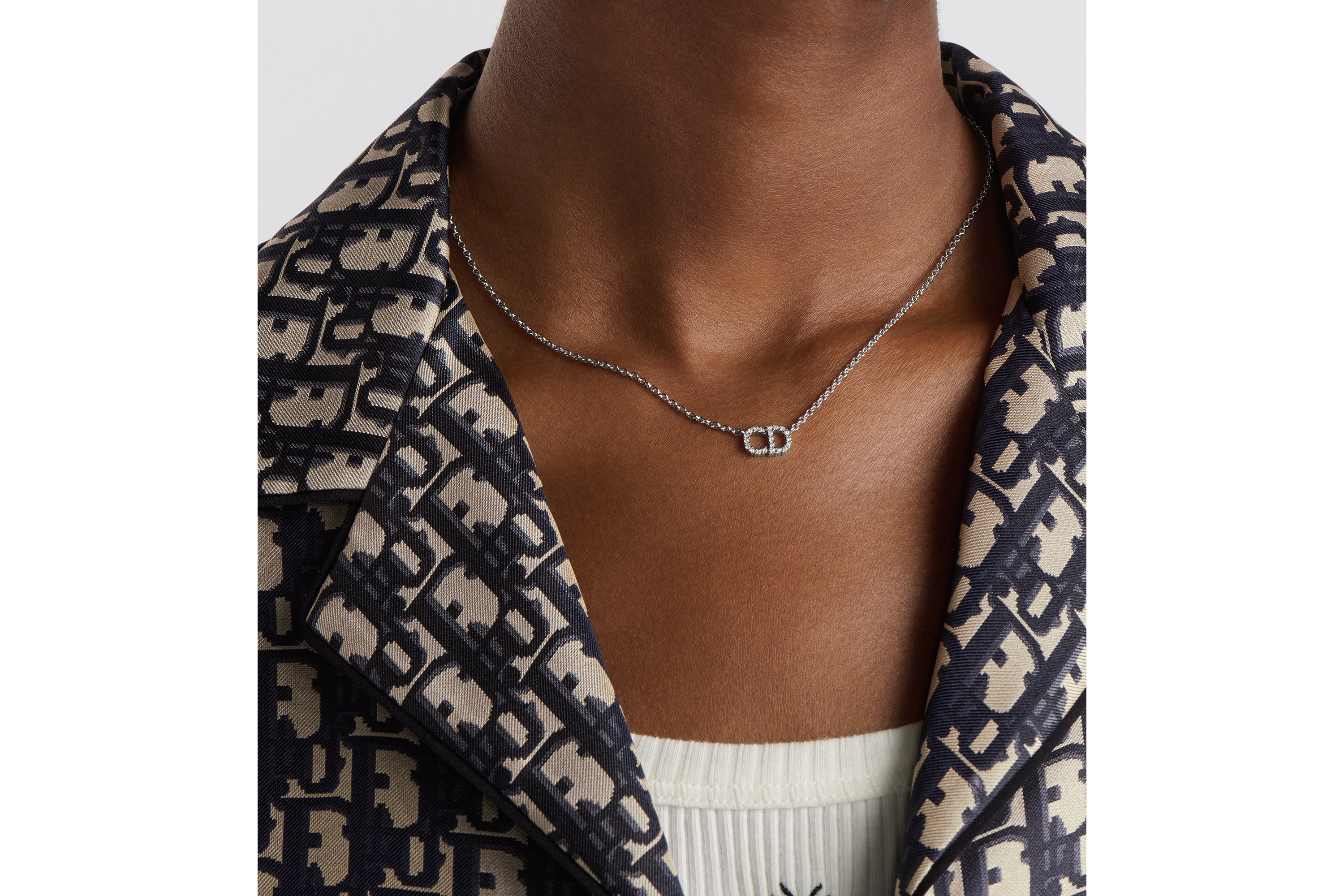 DIOR | Clair D Lune ネックレス メタル & クリスタル