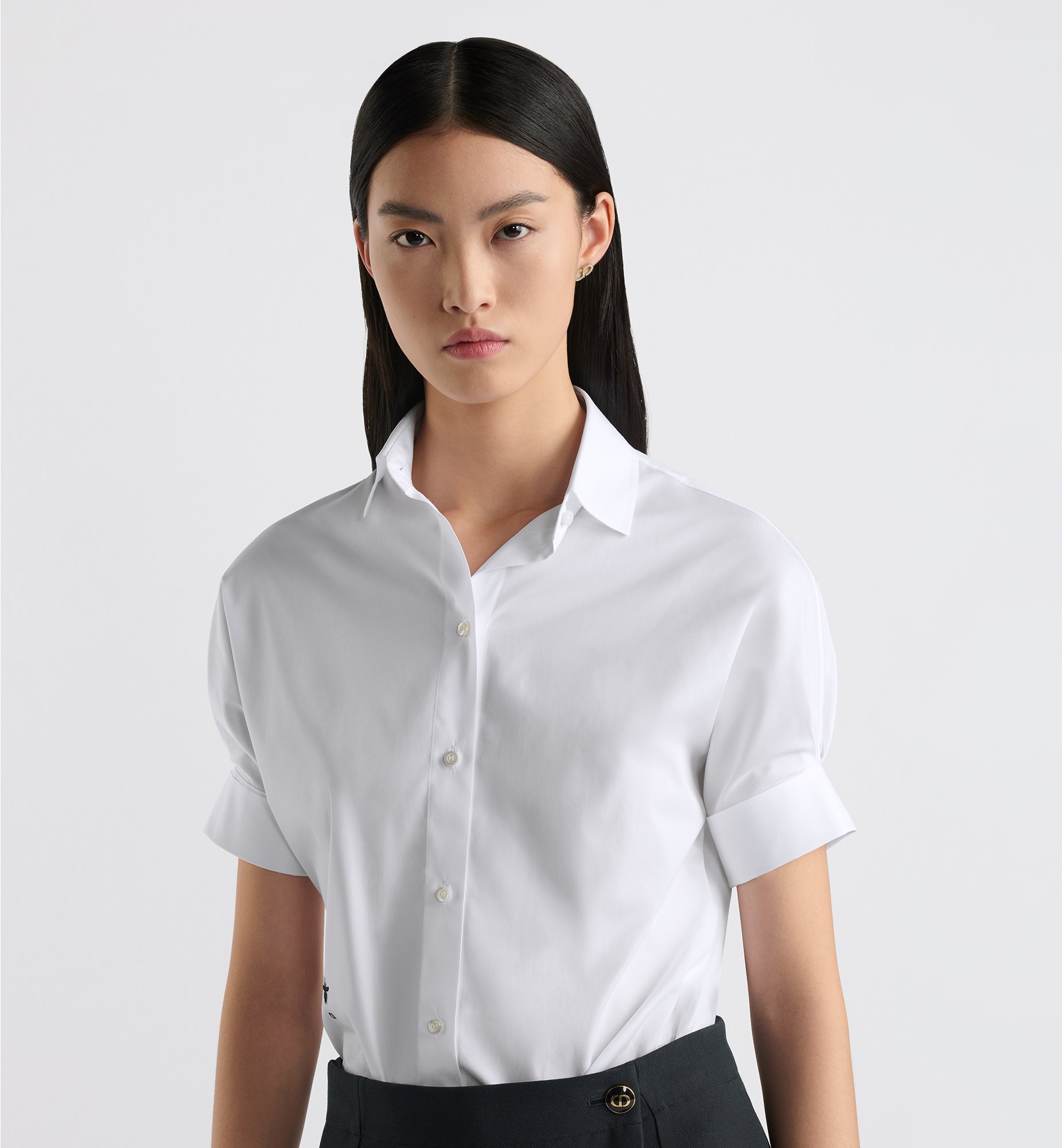 aria_look 泡泡袖女裝襯衫 aria_threeQuarterOpenedView