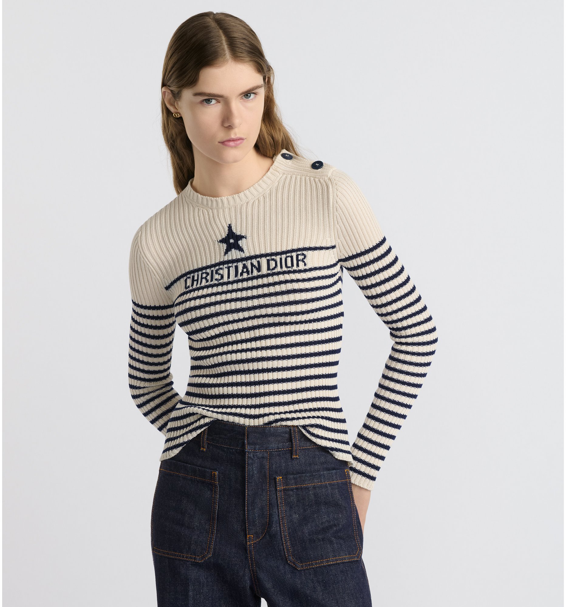 aria_look Dioriviera Sweater Three quarter opened view