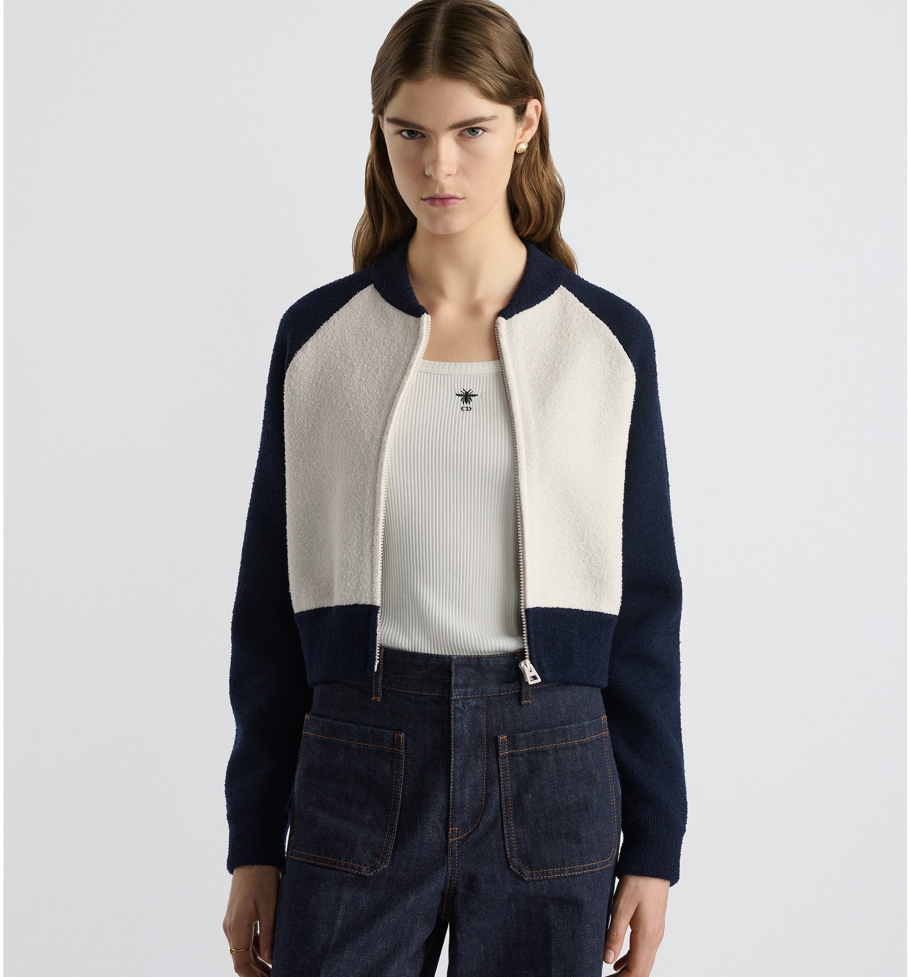 aria_look Christian Dior 8 Bomber Jacket Three quarter opened view