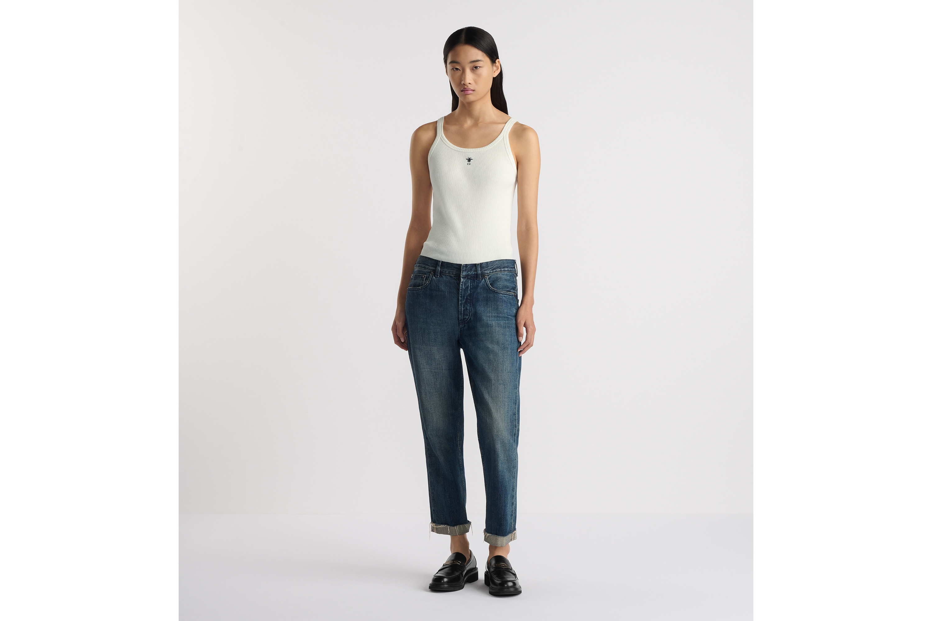 お*が様 Christian Dior グレー タンクトップ L お*が様 Christian Dior グレー タンクトップ L