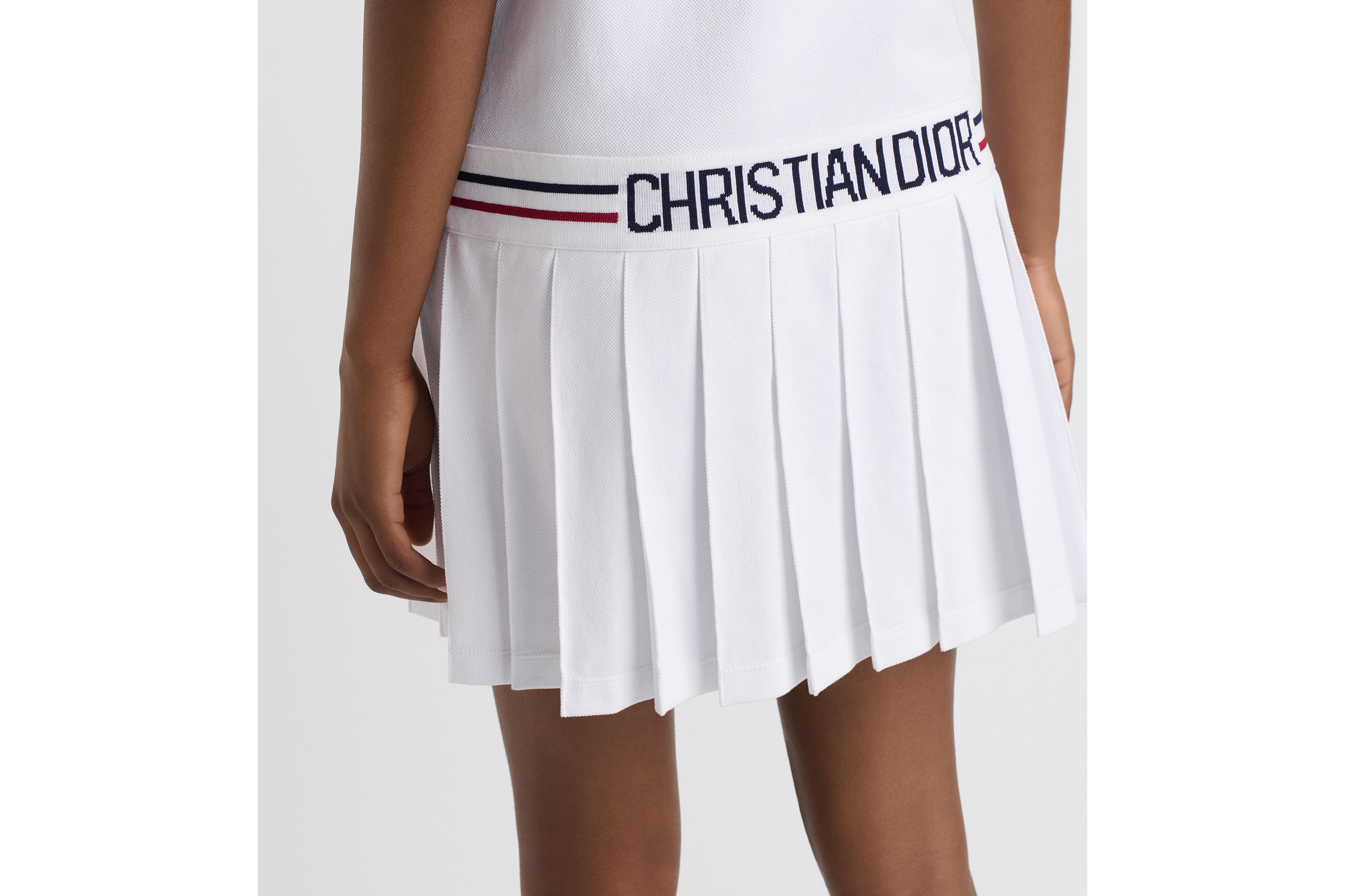 Dior Vibe Short Pleated Polo Dress