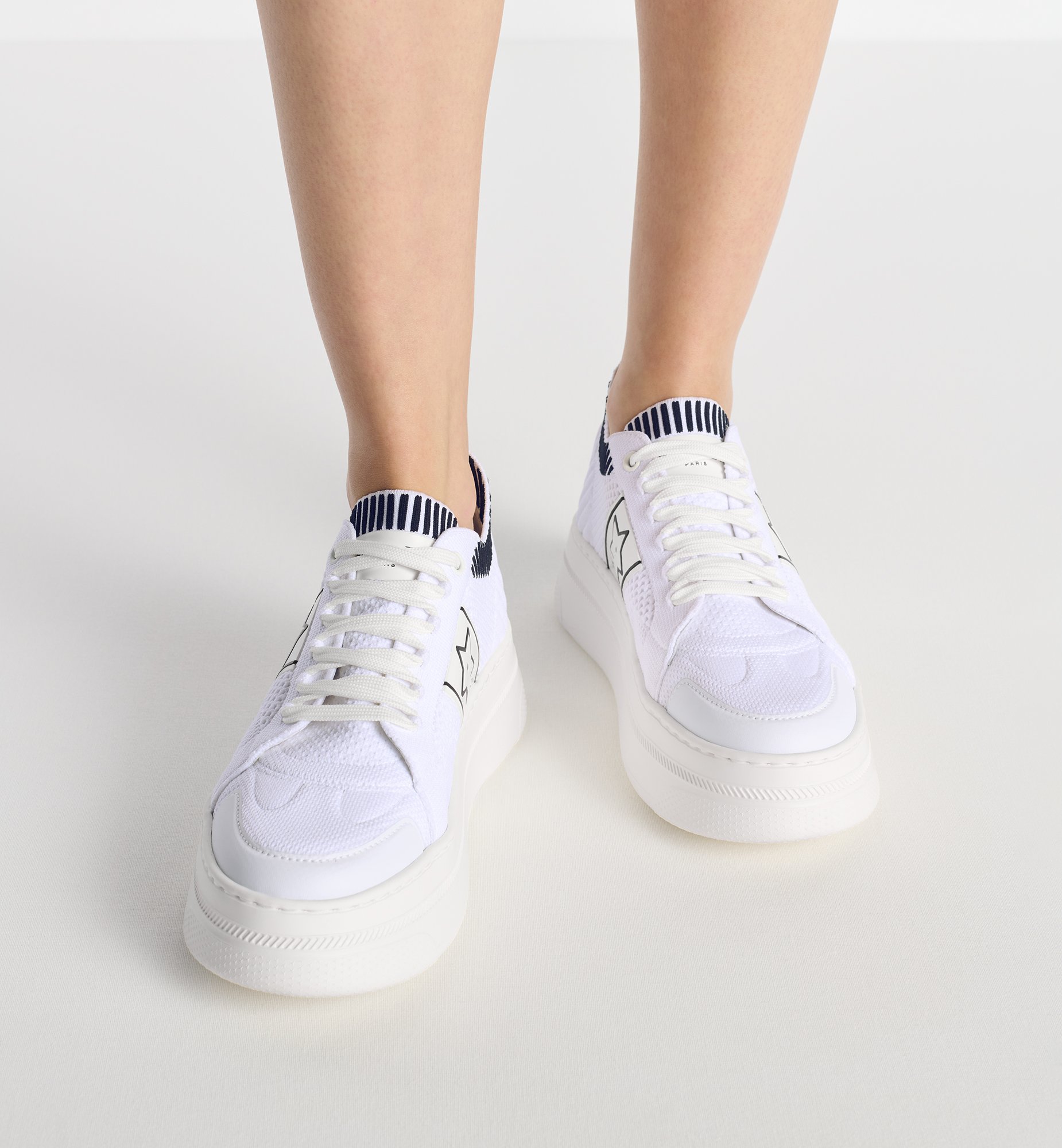 Dior Star Platform Sneaker White Technical Mesh | DIOR Dior Star Platform Sneaker White Technical Mesh | DIOR