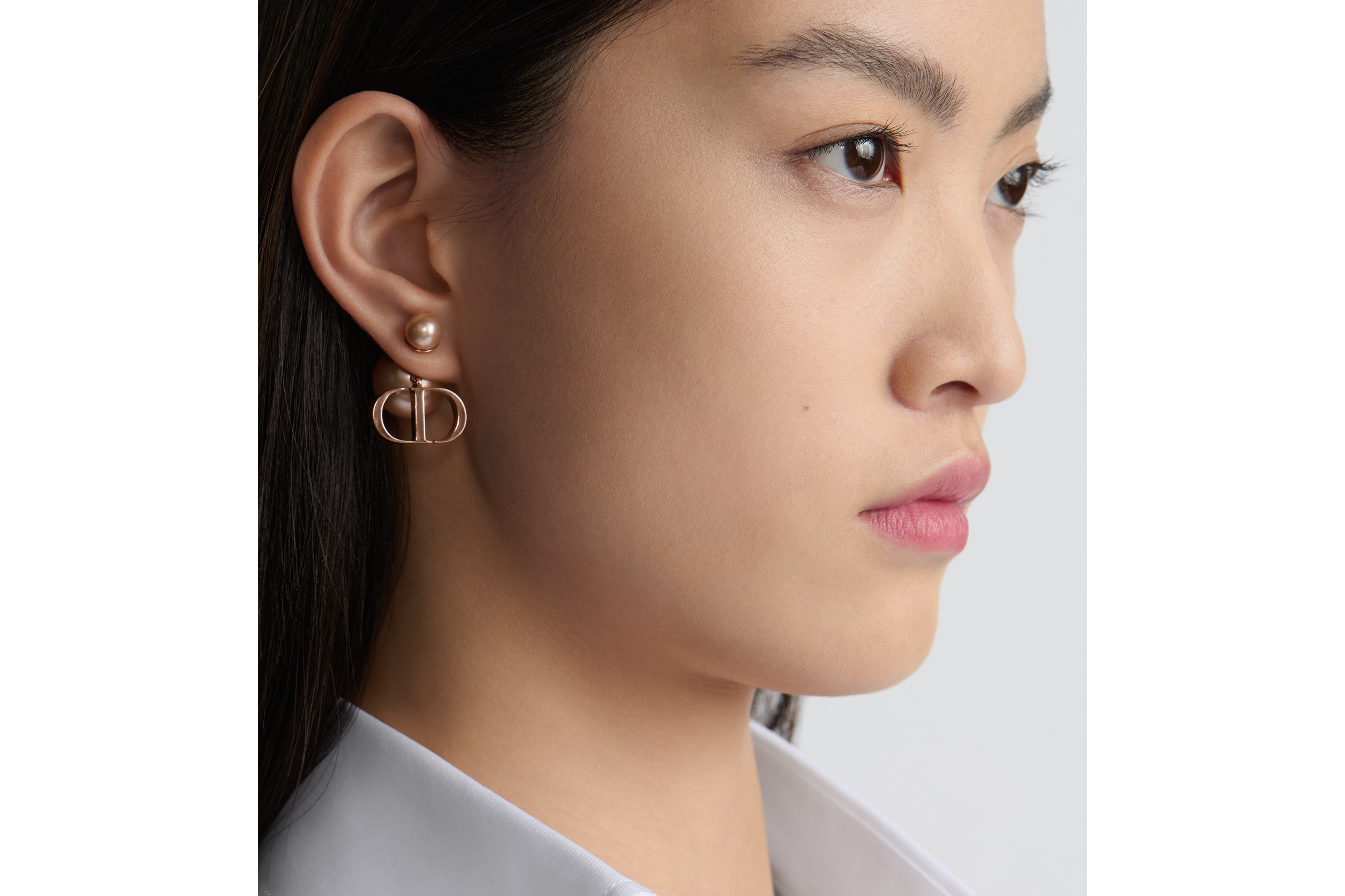 A*e様 【美品/正規品】DIOR Tribales ピアス ローズゴールド ディオール ピアス DIOR TRIBALES EARRINGS メタル レジン