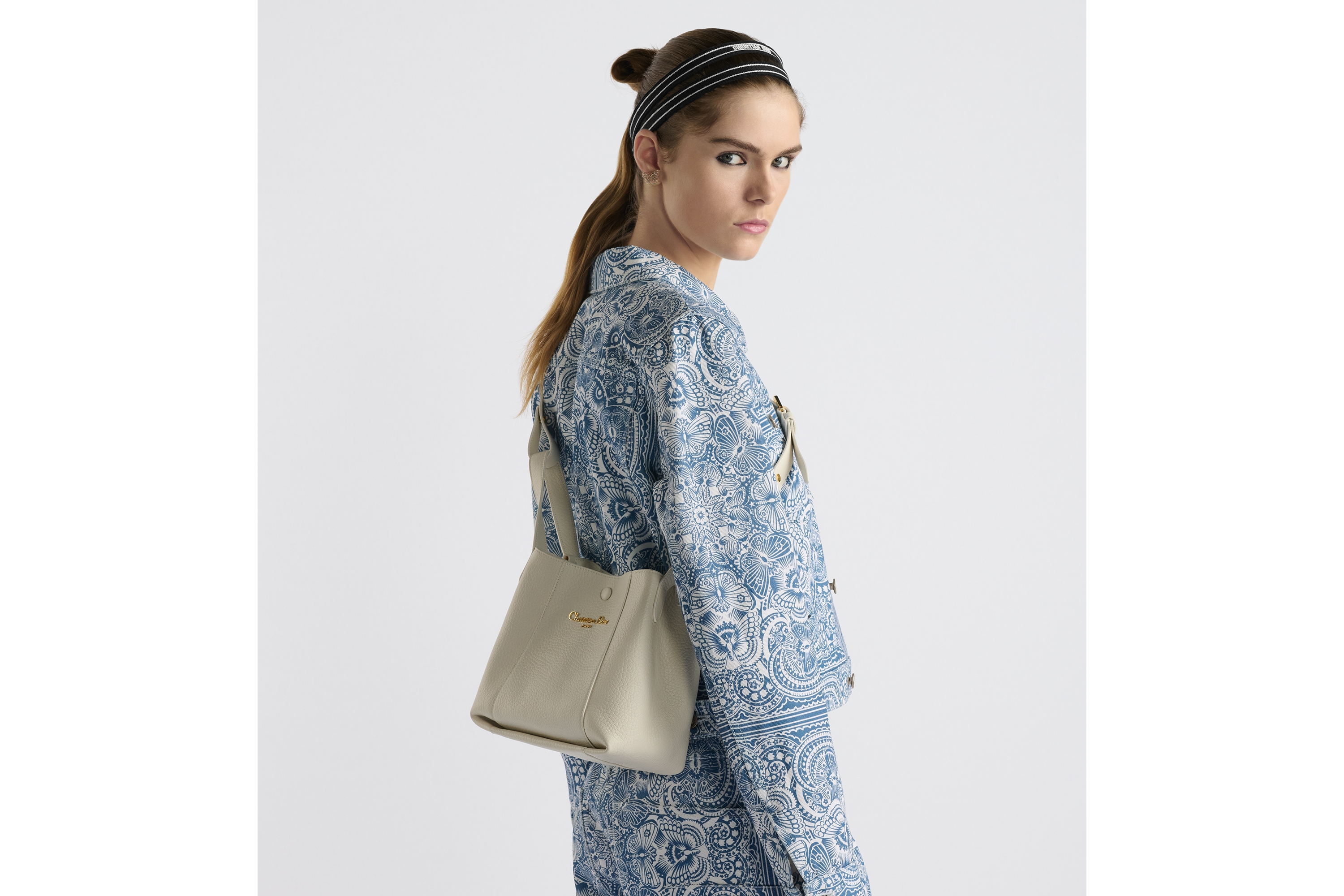 Small Signature Bucket Bag