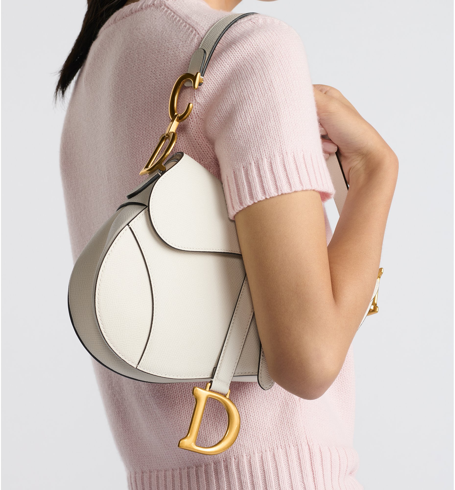 aria_look Saddle Bag with Strap Three quarter back view