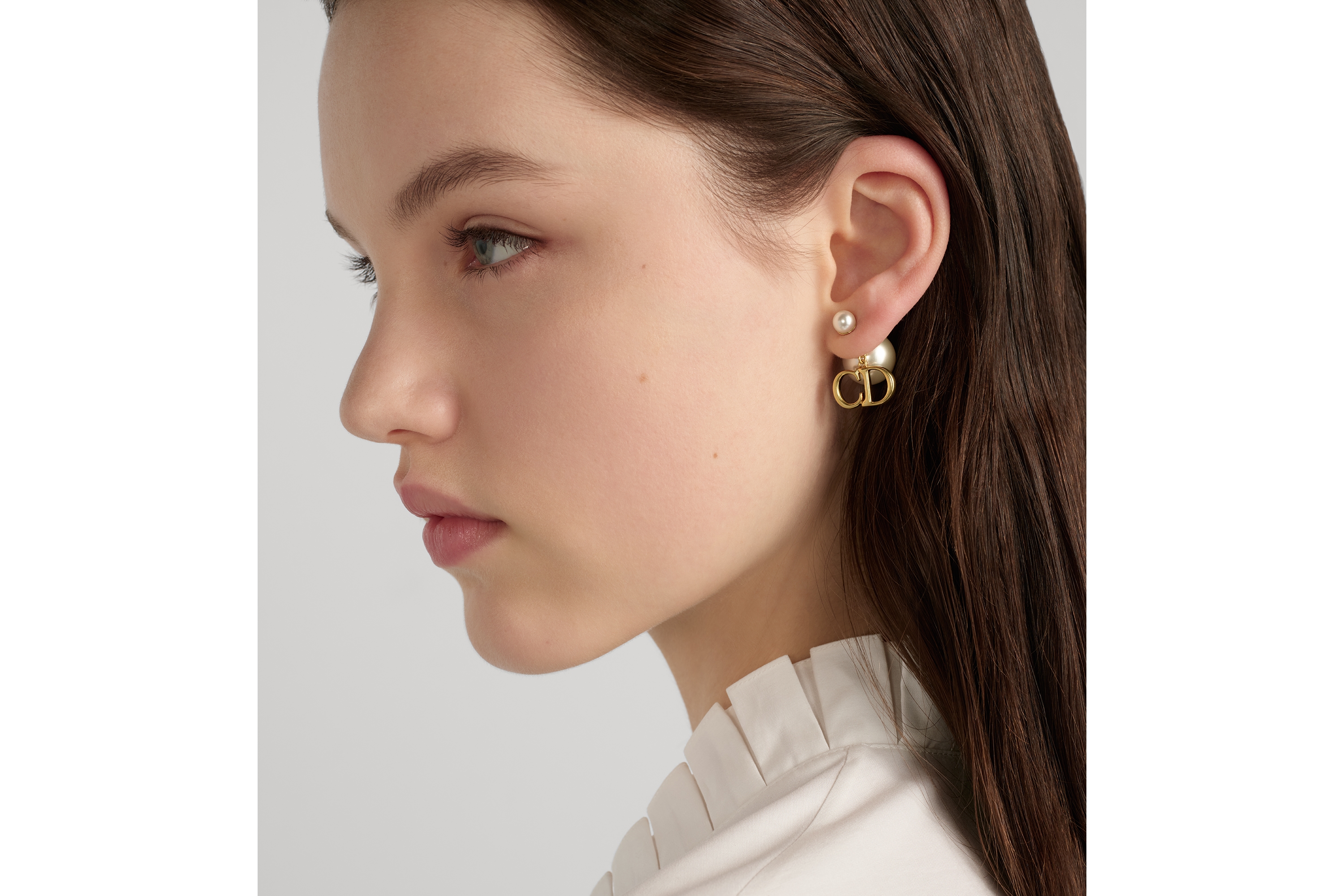 Dior パール付き ピアス y Dior ディオール ピアス petit CD