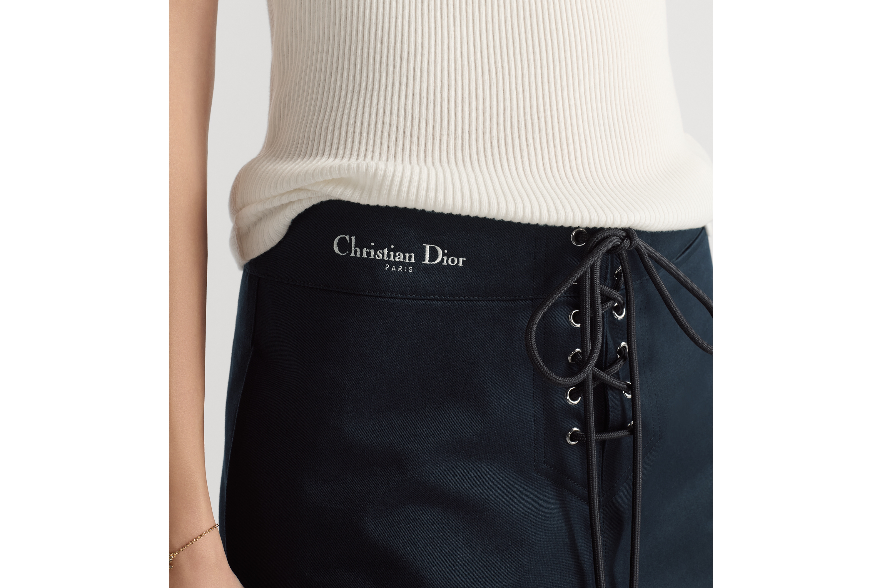 Dioriviera フレアパンツ コットンギャバジン E13