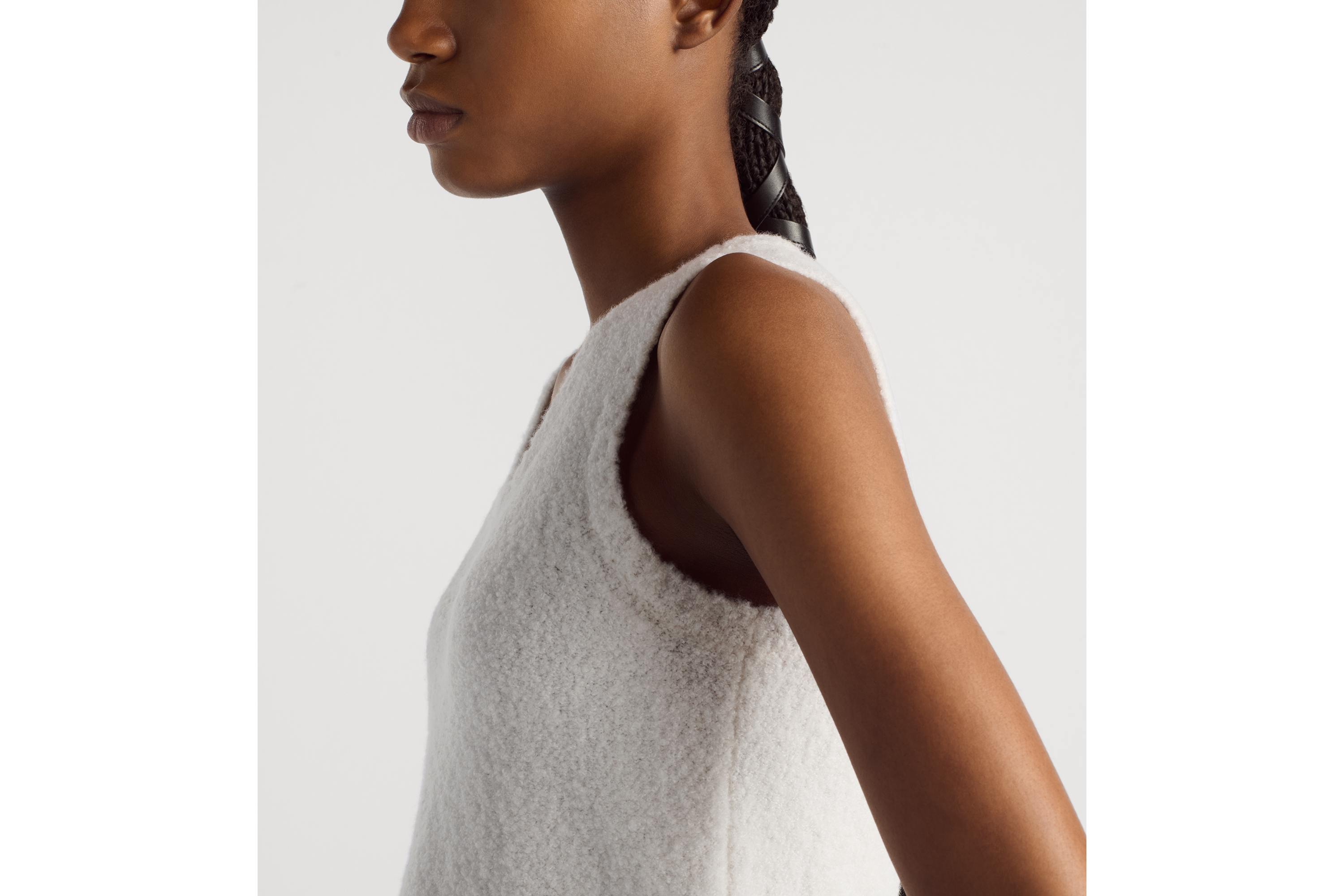 Look Twinset Ecru Wool-Cashmere-Blend Knit E07