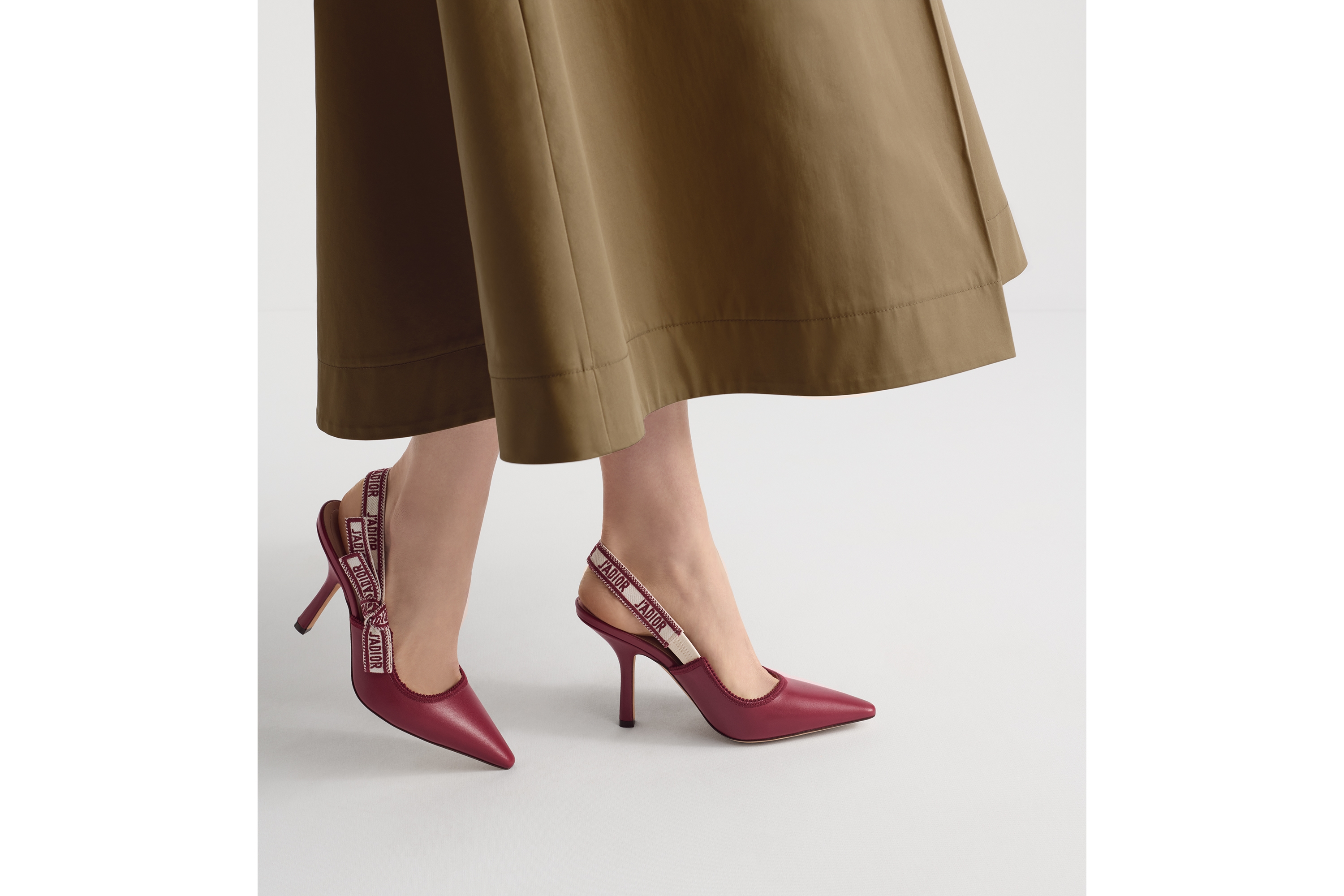 J'Adior Slingback Pump Ruby Red Calfskin E15