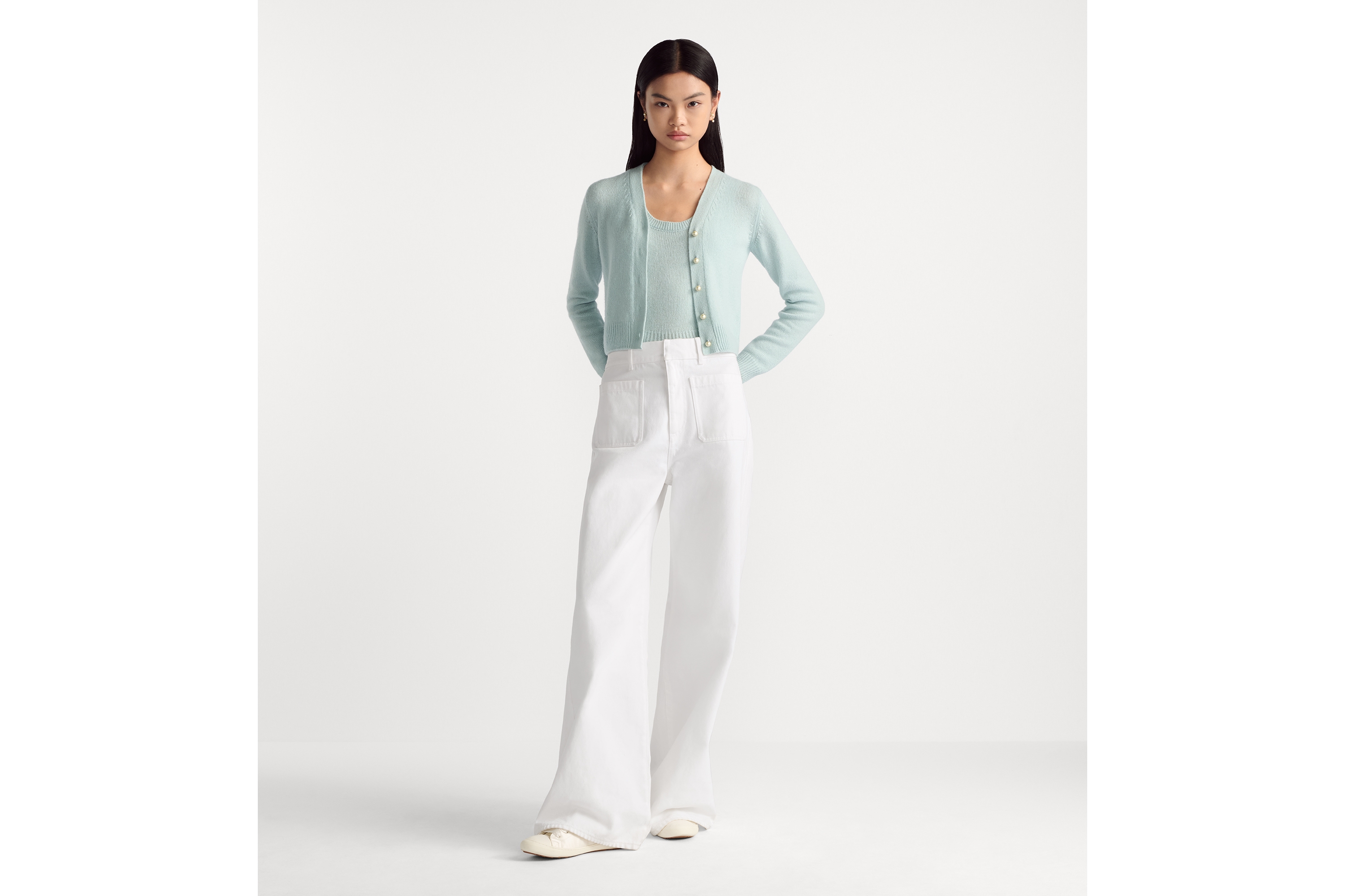 ツインセット カシミヤニット E01