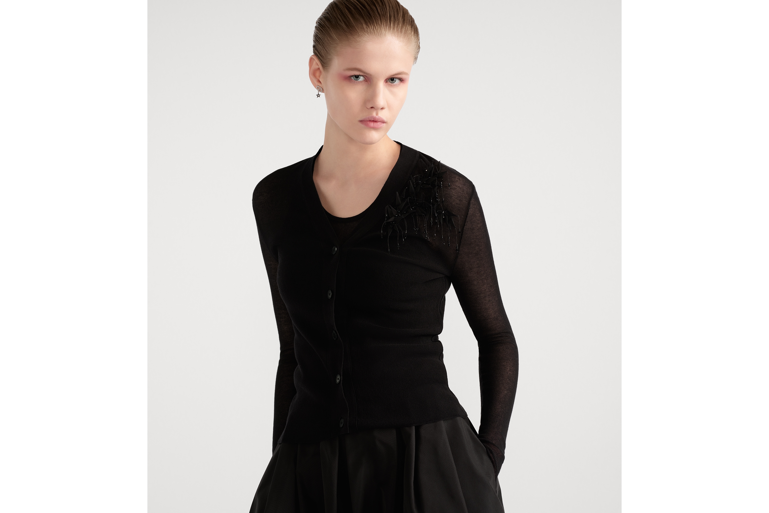 ツインセット Dior Bambou コットンブレンド ニット E04