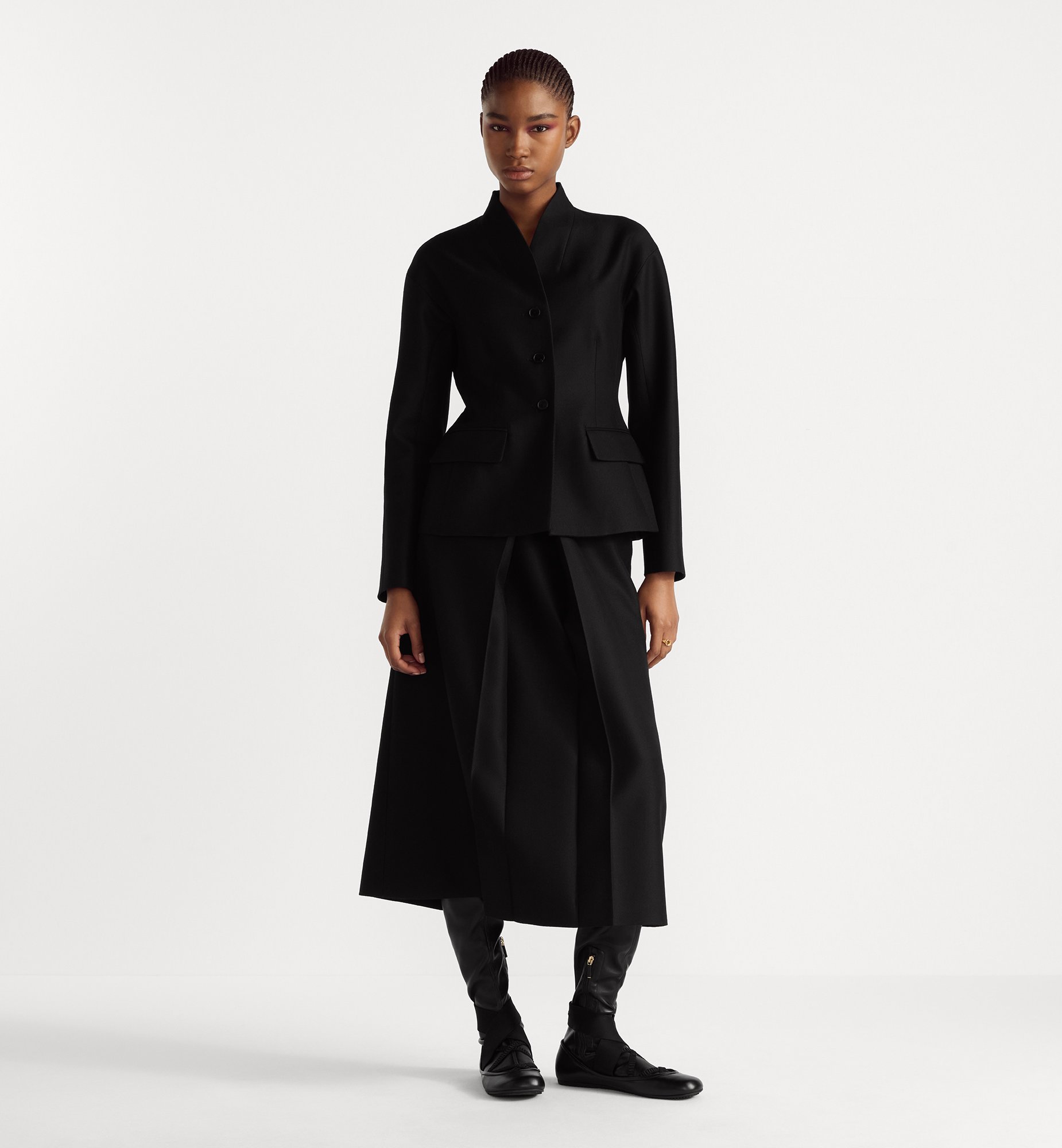DIOR | ラップ ミディスカート ウール & シルク DIOR | ラップ ミディスカート ウール & シルク