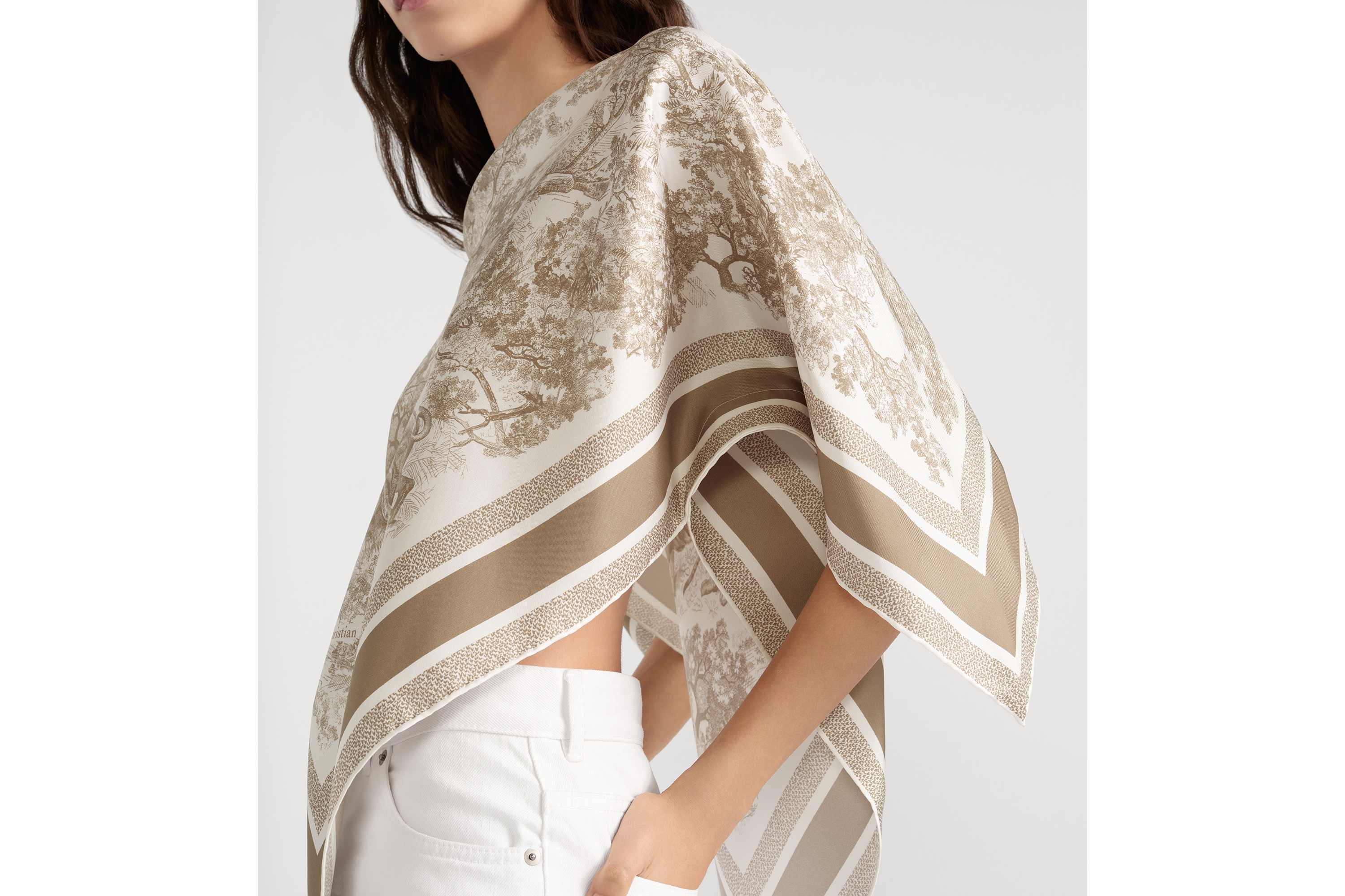 Dioriviera Toile de Jouy Sauvage Dior Silk Top